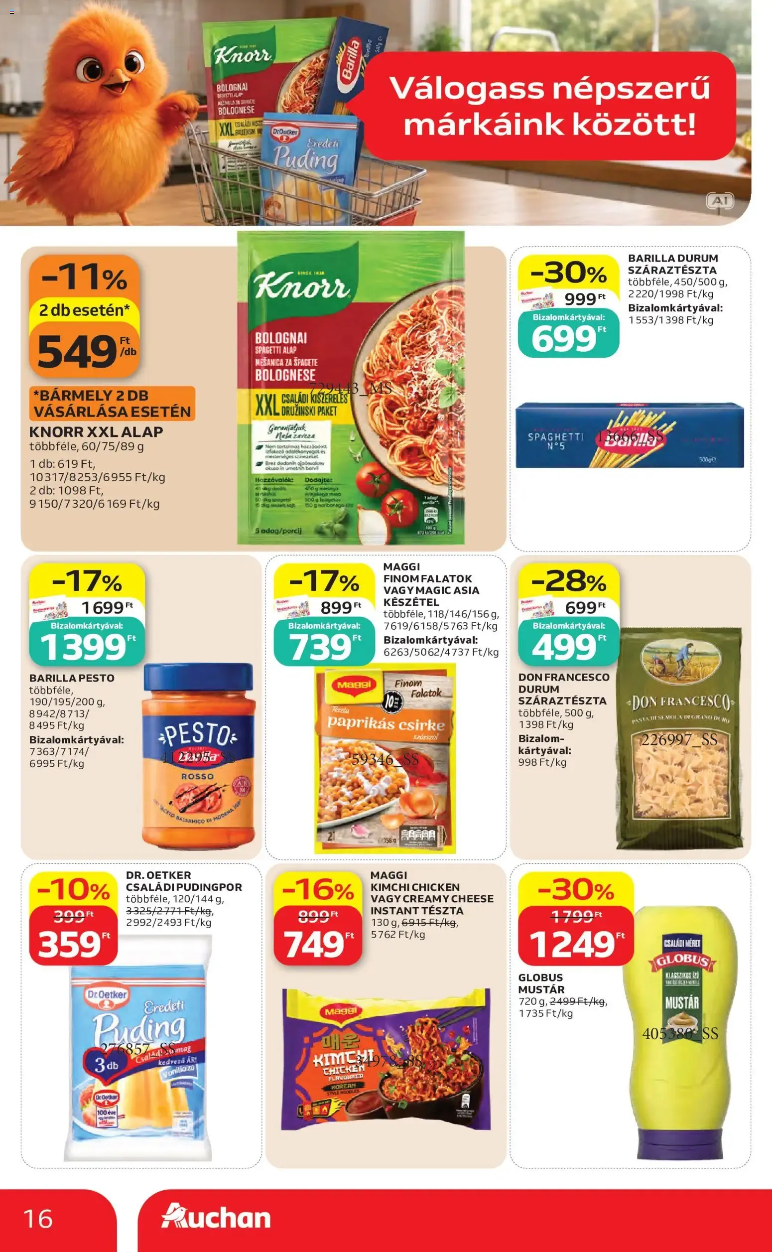 Katalógus Auchan Hipermarket - Márkák Ünnepe! szeptember 10.-tól szeptember 23.-ig 2026. - Oldal 16