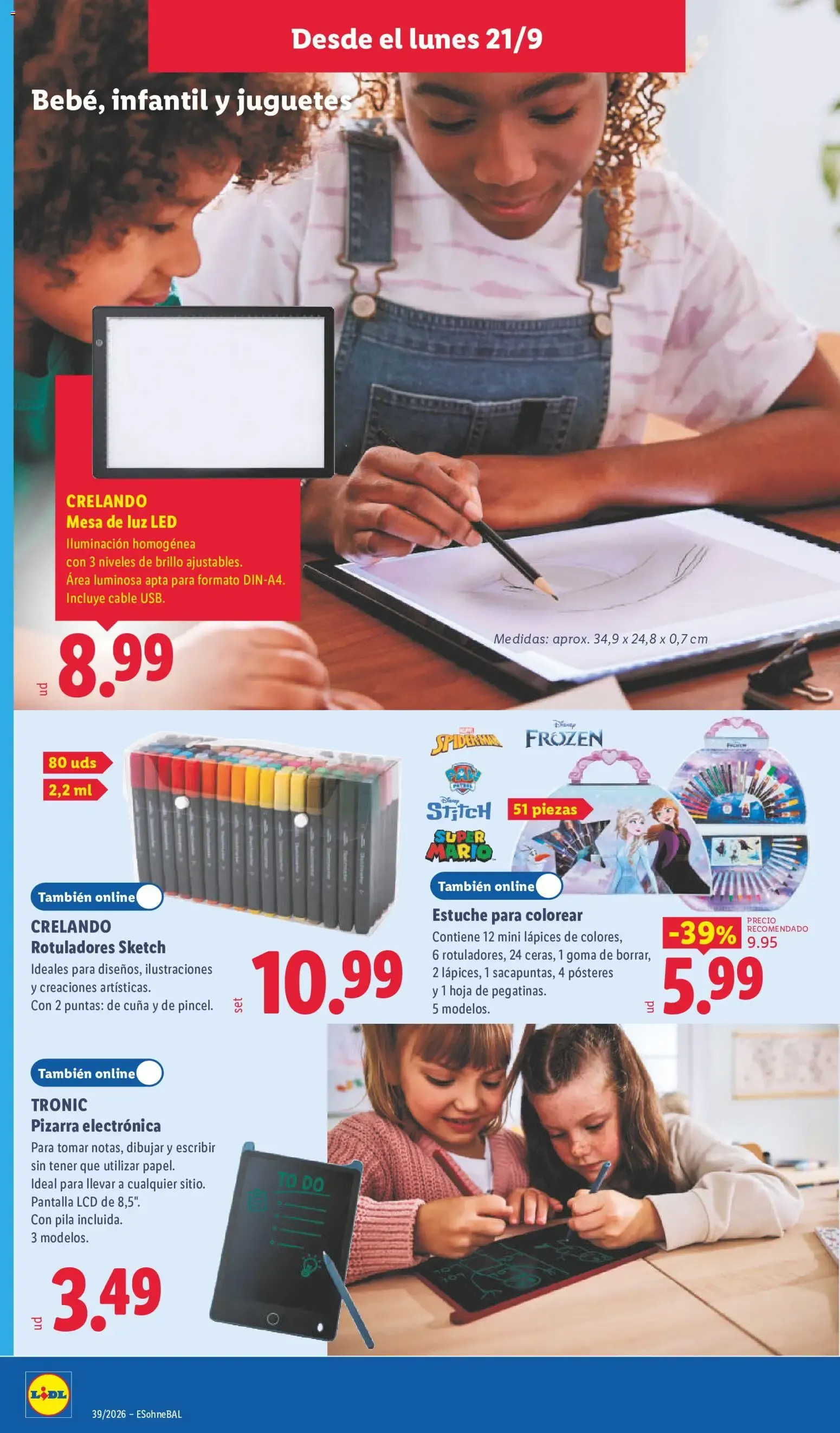 Catálogo de Lidl folleto de bazar del 21/09/2026 | Ofertas 21 de septiembre al 27 de septiembre 2026 - Página 10