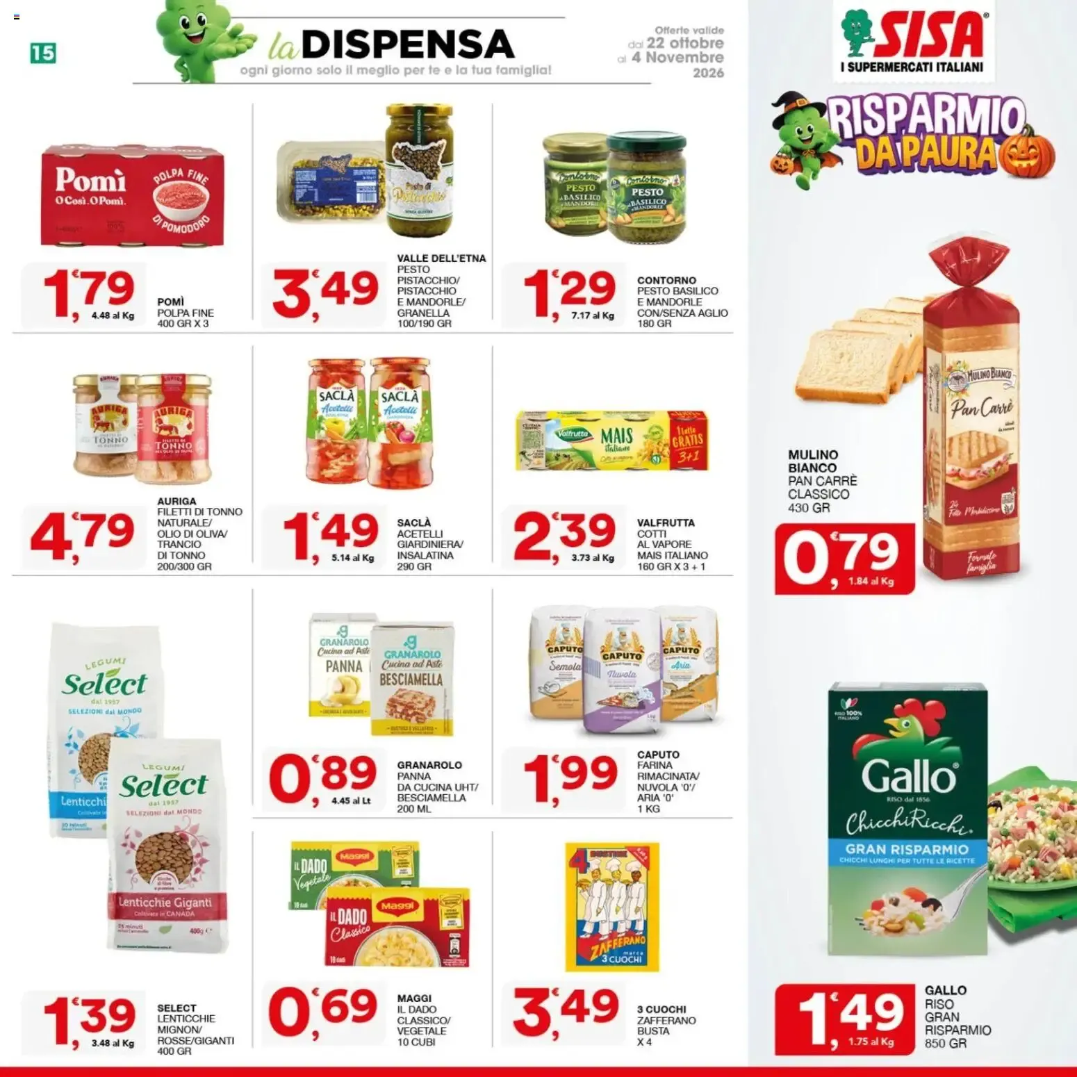 Nuovo Halloween volantino di SISA dal 22/10/2026 > offerte anteprima 🍂 da 22 ottobre a 4 novembre di 2026 - Pagina del volantino 14