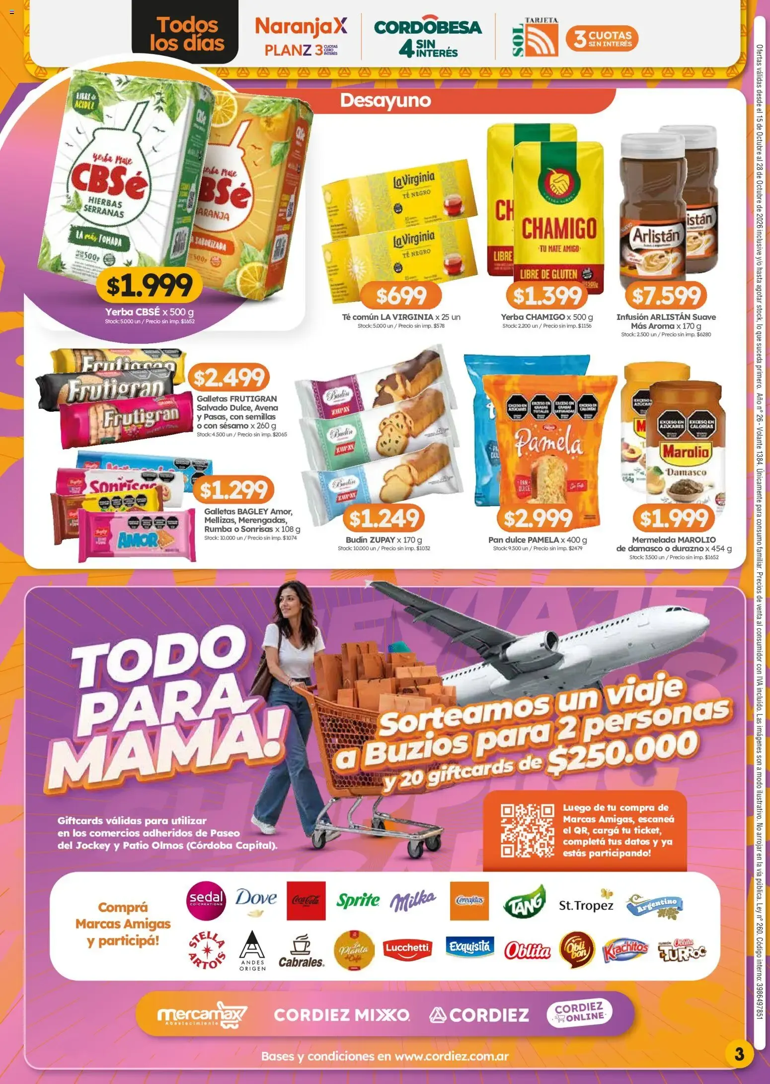 Ofertas de Cordiez - Ofertas || del 15/10/2026 - 28/10/2026 || Catálogo 15 de octubre al 28 de octubre 2026 - Página 3 del catálogo