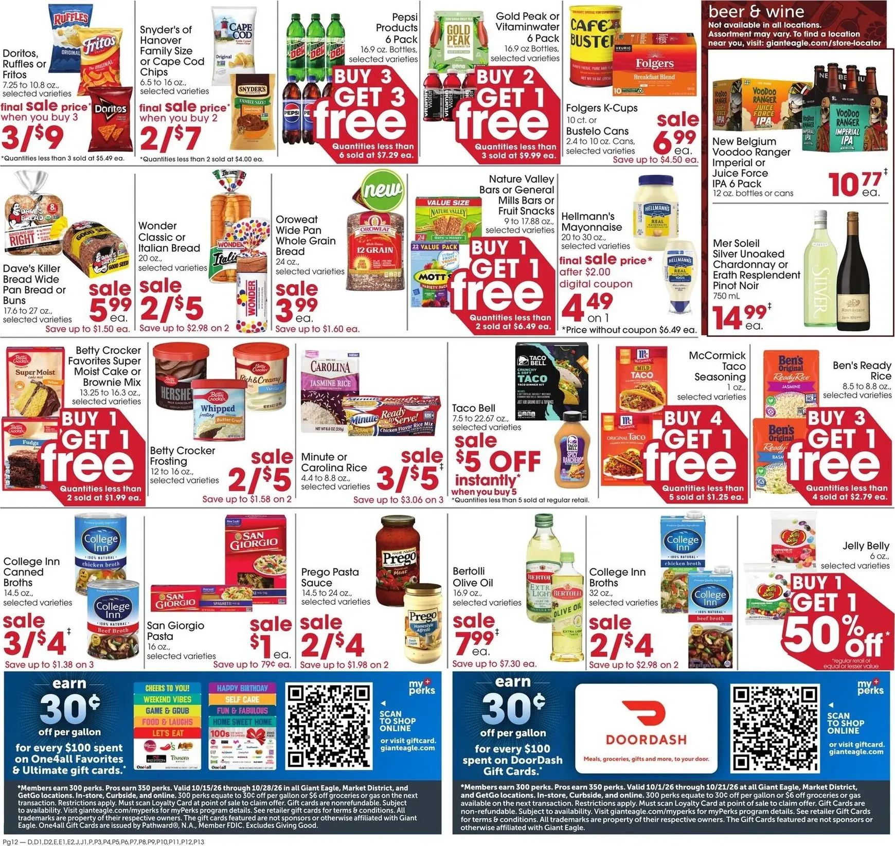 Weekly ad Giant Eagle: On Sale This Week & Free Frozen Turkey from October 15 to October 21 2026 - Page 9