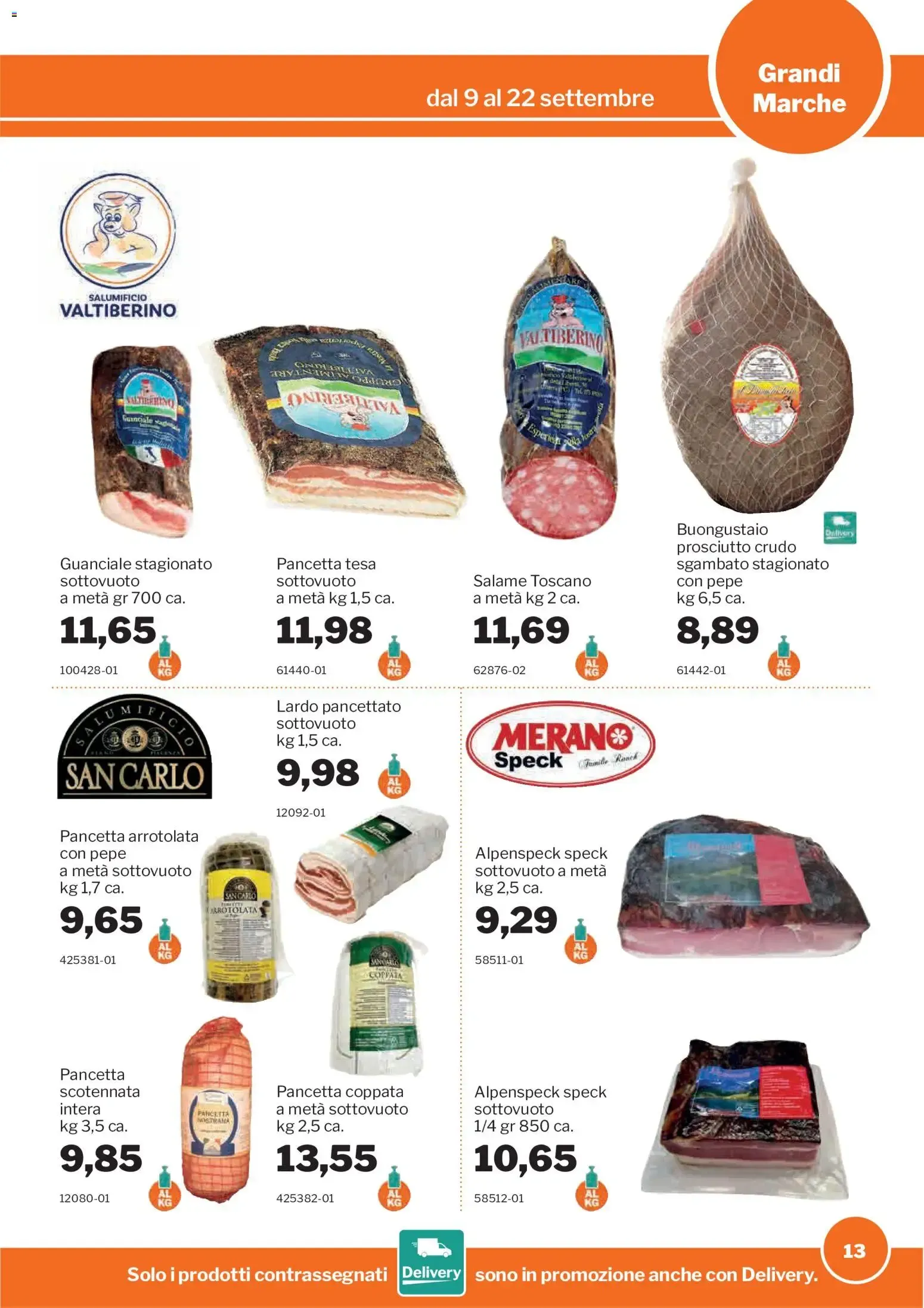 Promozioni GrosMarket da 9 settembre a 22 settembre di 2026 - Pagina del volantino 13