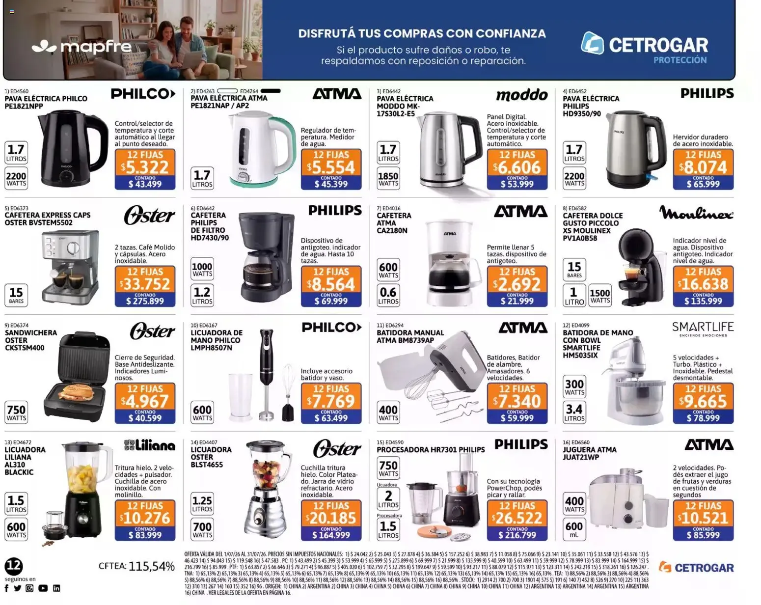 Ofertas de Cetrogar catálogo del 01/07/2026 - 31/07/2026 1 de julio al 31 de julio 2026 - Página 11 del catálogo
