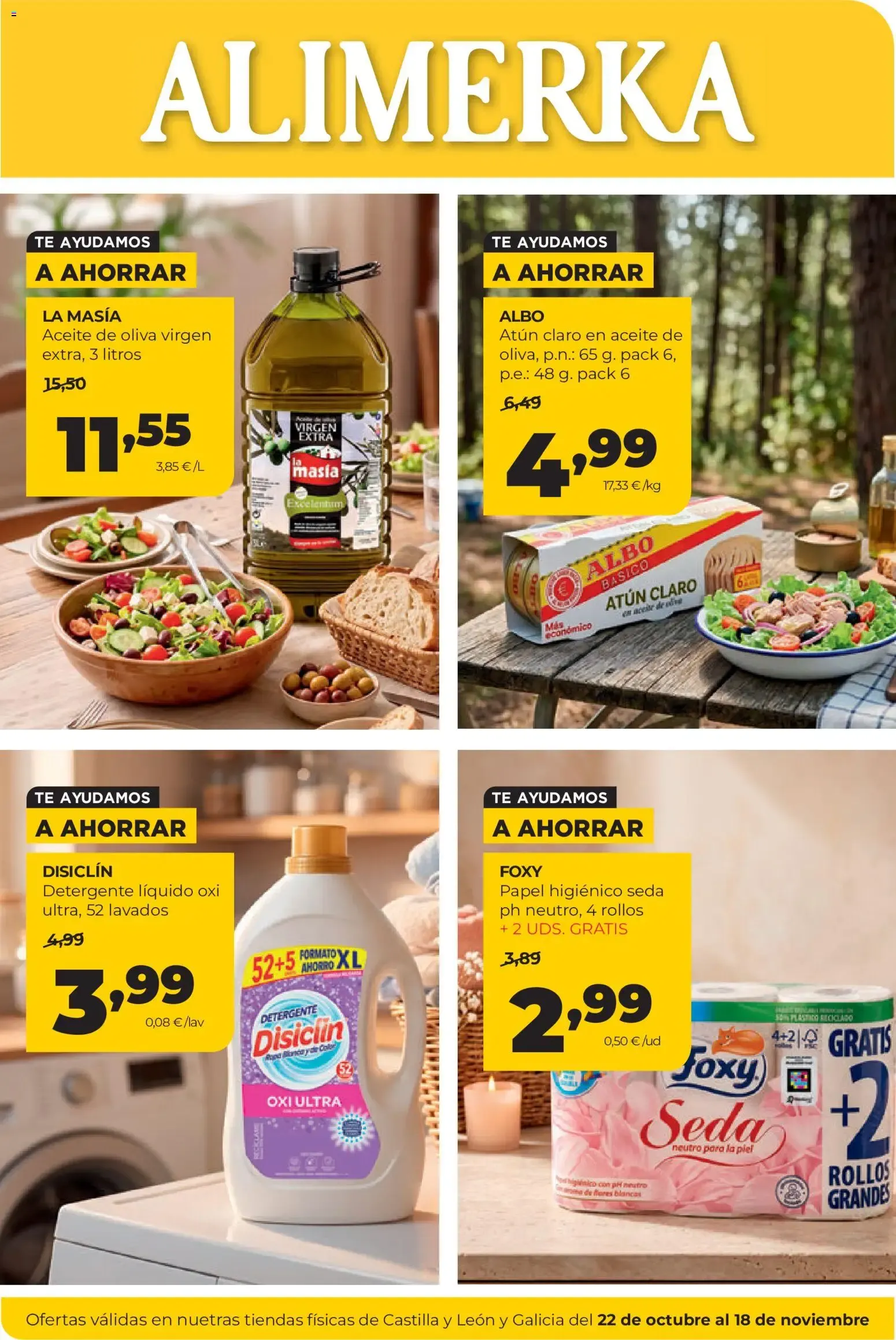 Catálogo de Alimerka folleto >> 22/10 - 18/11/2026 (catálogo) 22 de octubre al 18 de noviembre 2026 - Página 1