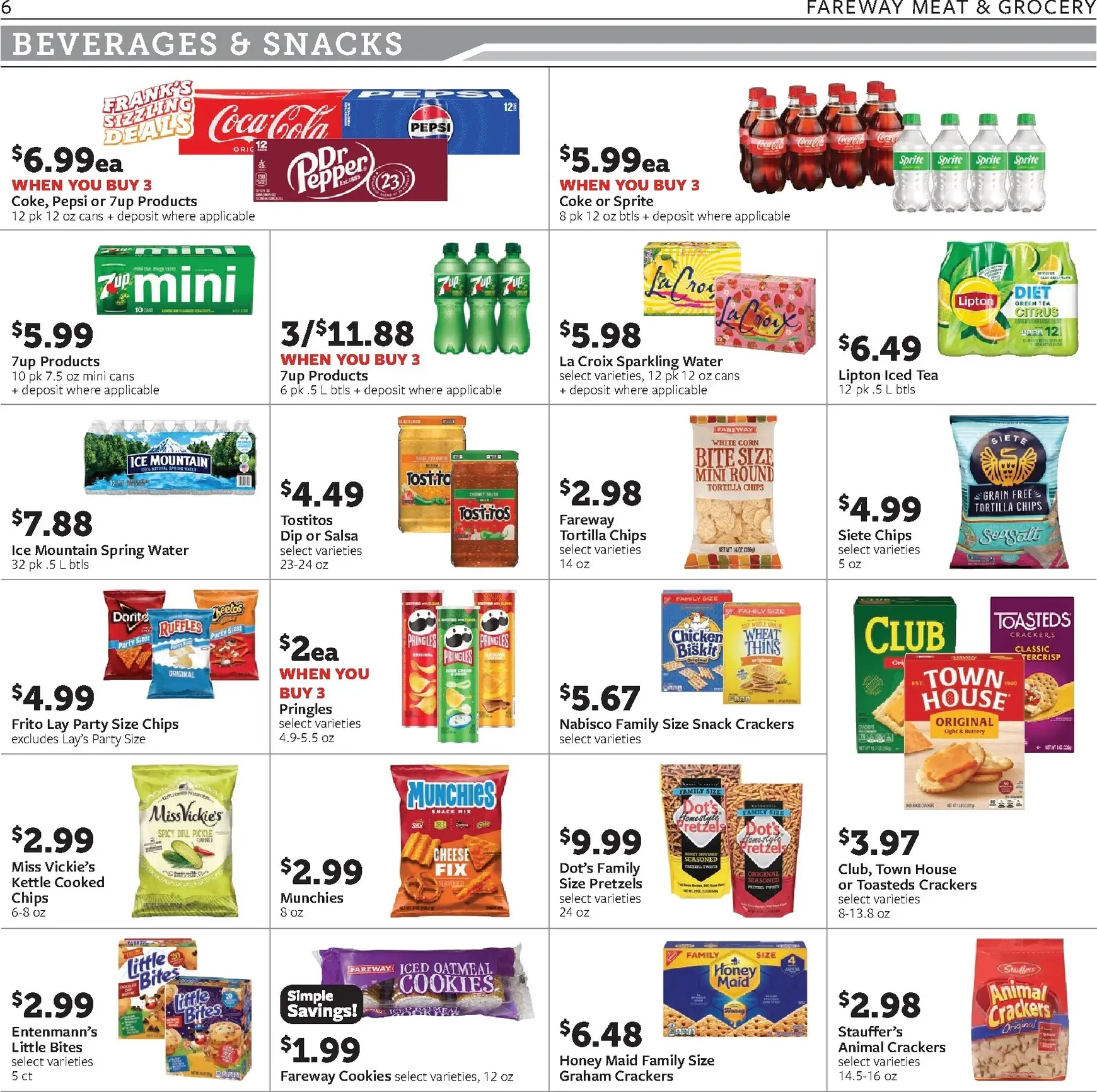 Weekly ad Fareway Meat & Grocery - Savings Worth Grilling For from July 20 to July 25 2026 - Page 6