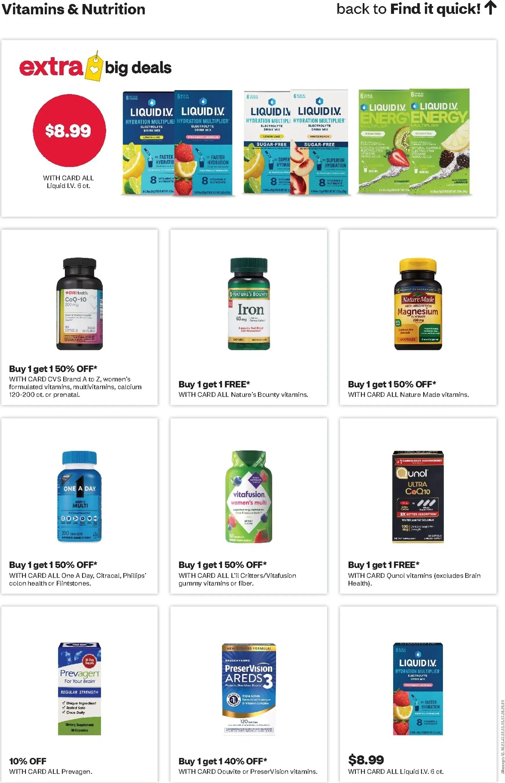 Weekly ad Current CVS Pharmacy - Weekly Ad leaflet valid from Sunday 07/19/2026 to Saturday 07/25/2026 from July 19 to July 25 2026 - Page 7