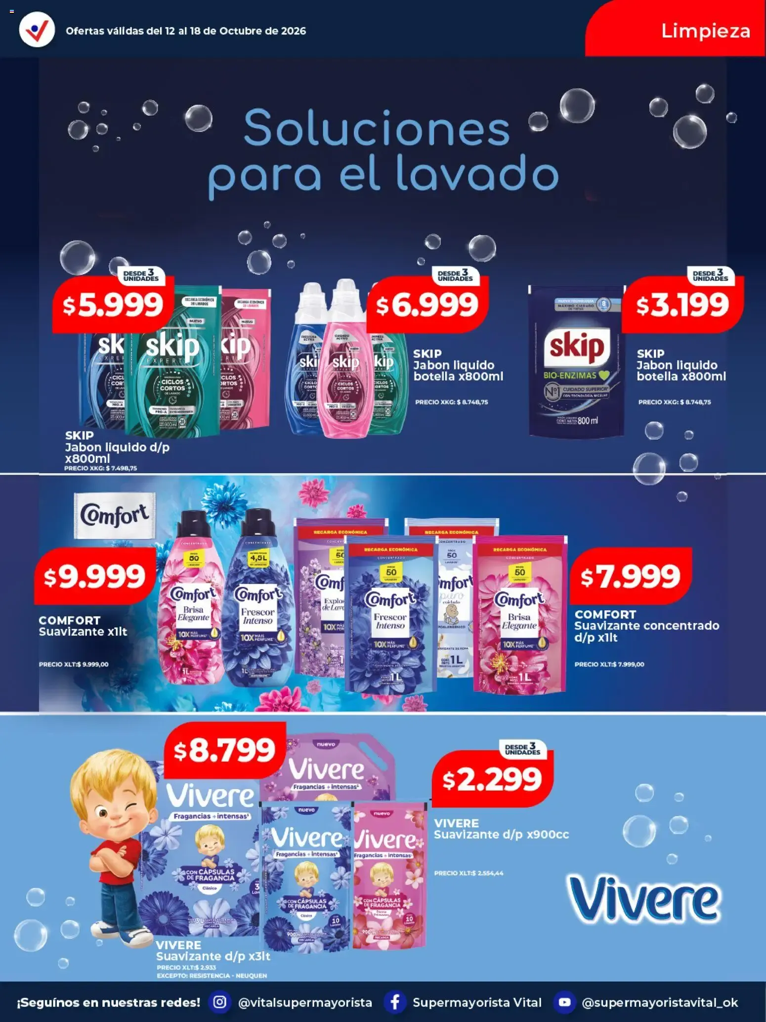 Ofertas de VITAL SUPERMAYORISTA EL MAYORISTA DE TU AHORRO 12 de octubre al 18 de octubre 2026 - Página 12 del catálogo