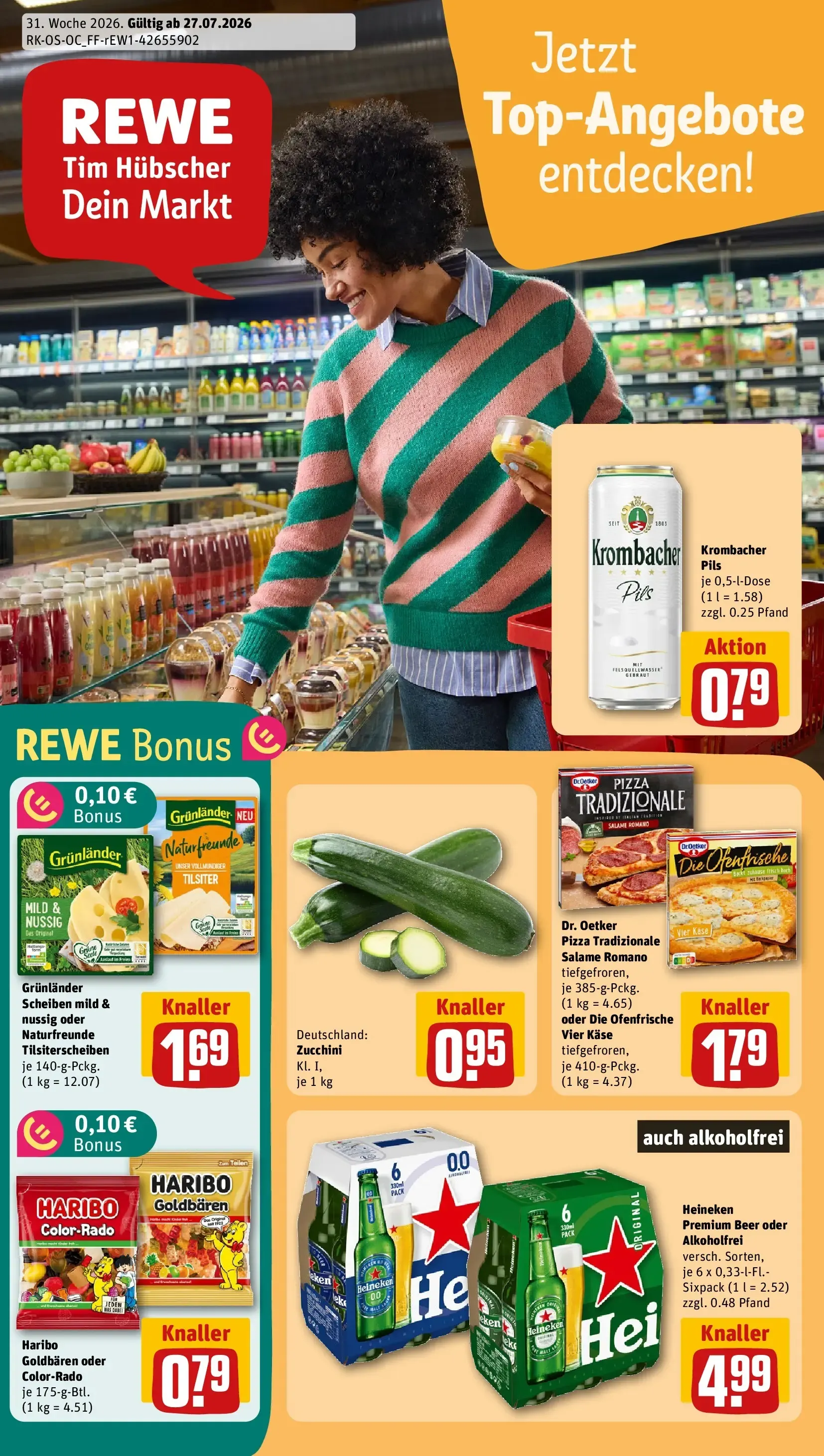 REWE Prospekt ab 27.07.2026 zum Blättern » Angebote von 27. Juli bis 2. August 2026 - Prospekt seite 1