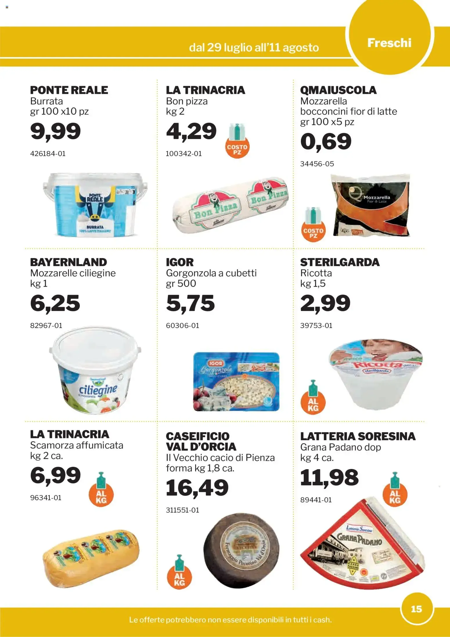 GrosMarket Promozioni da 29 luglio a 11 agosto di 2026 - Pagina del volantino 15