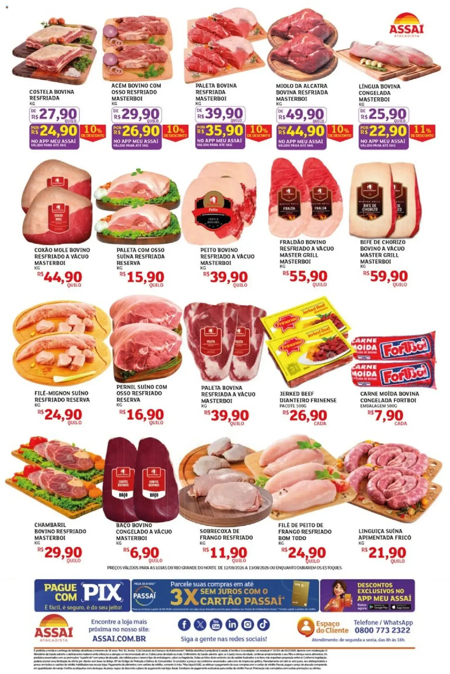 Encarte de Assaí Atacadista ofertas - RN de 12/08/2026 | Promoções Online 12 de agosto até 13 de agosto 2026 - Pagina 2
