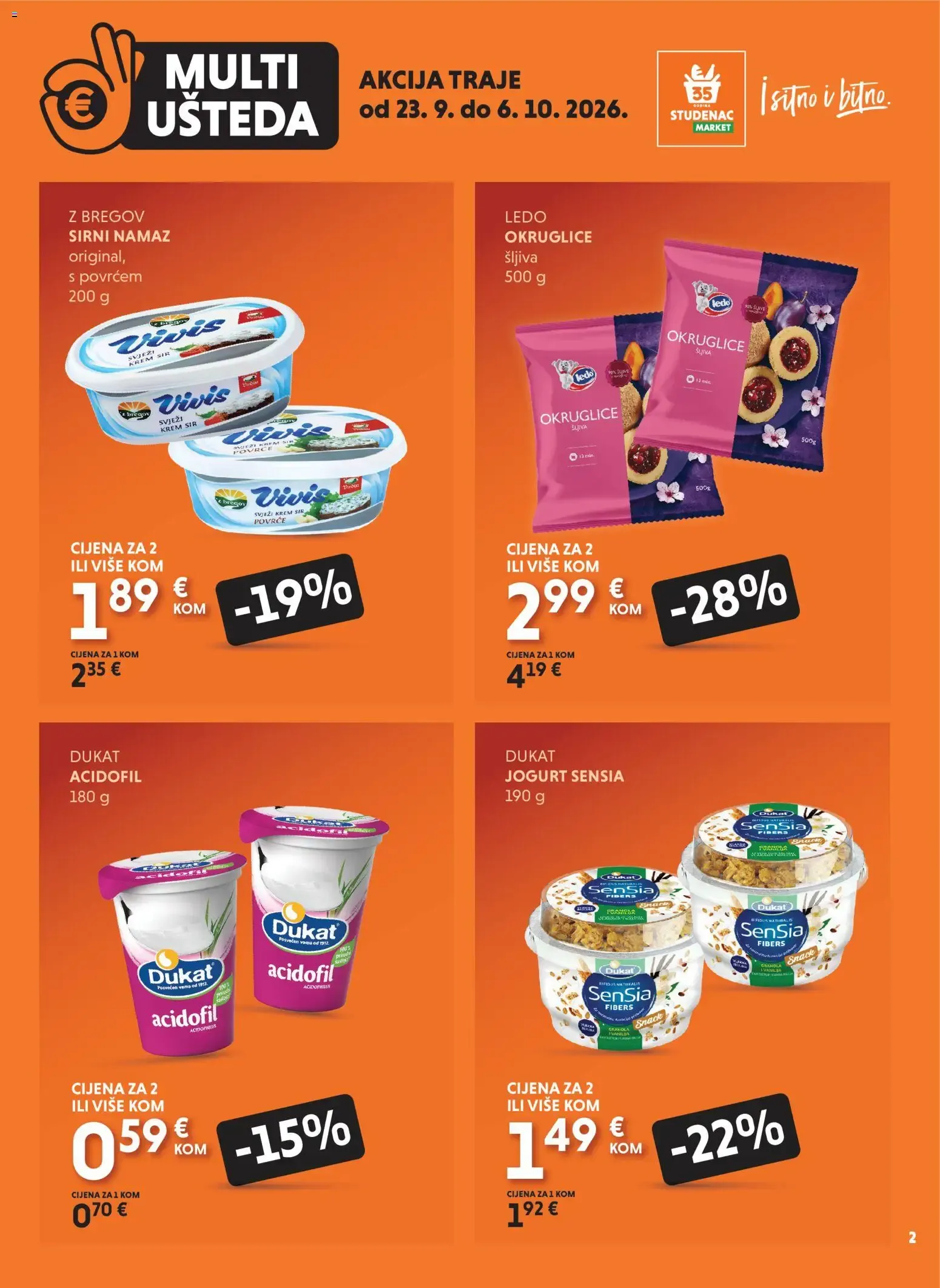 Katalog Multi Ušteda od 23. rujna do 6. listopada 2026. - Pregled Stranica 2