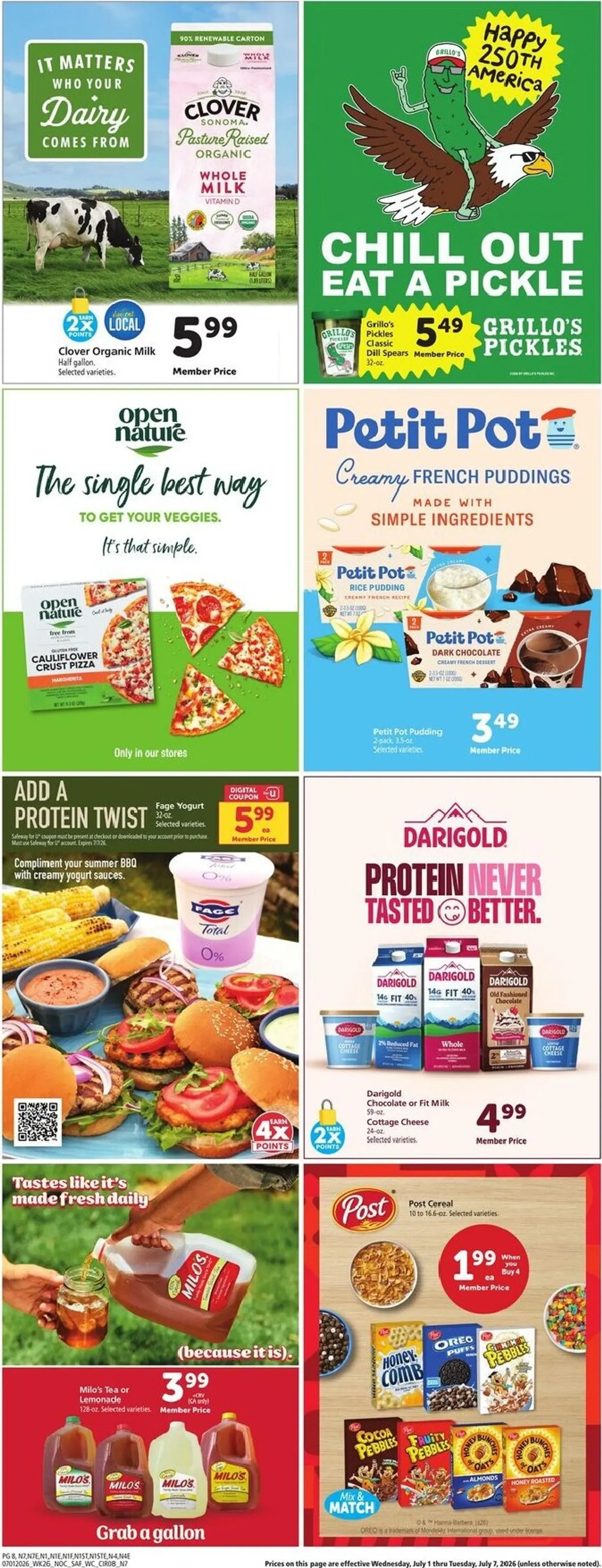 Weekly ad Current Safeway leaflet valid from Wednesday 07/01/2026 to Tuesday 07/07/2026 from July 1 to July 7 2026 - Page 8