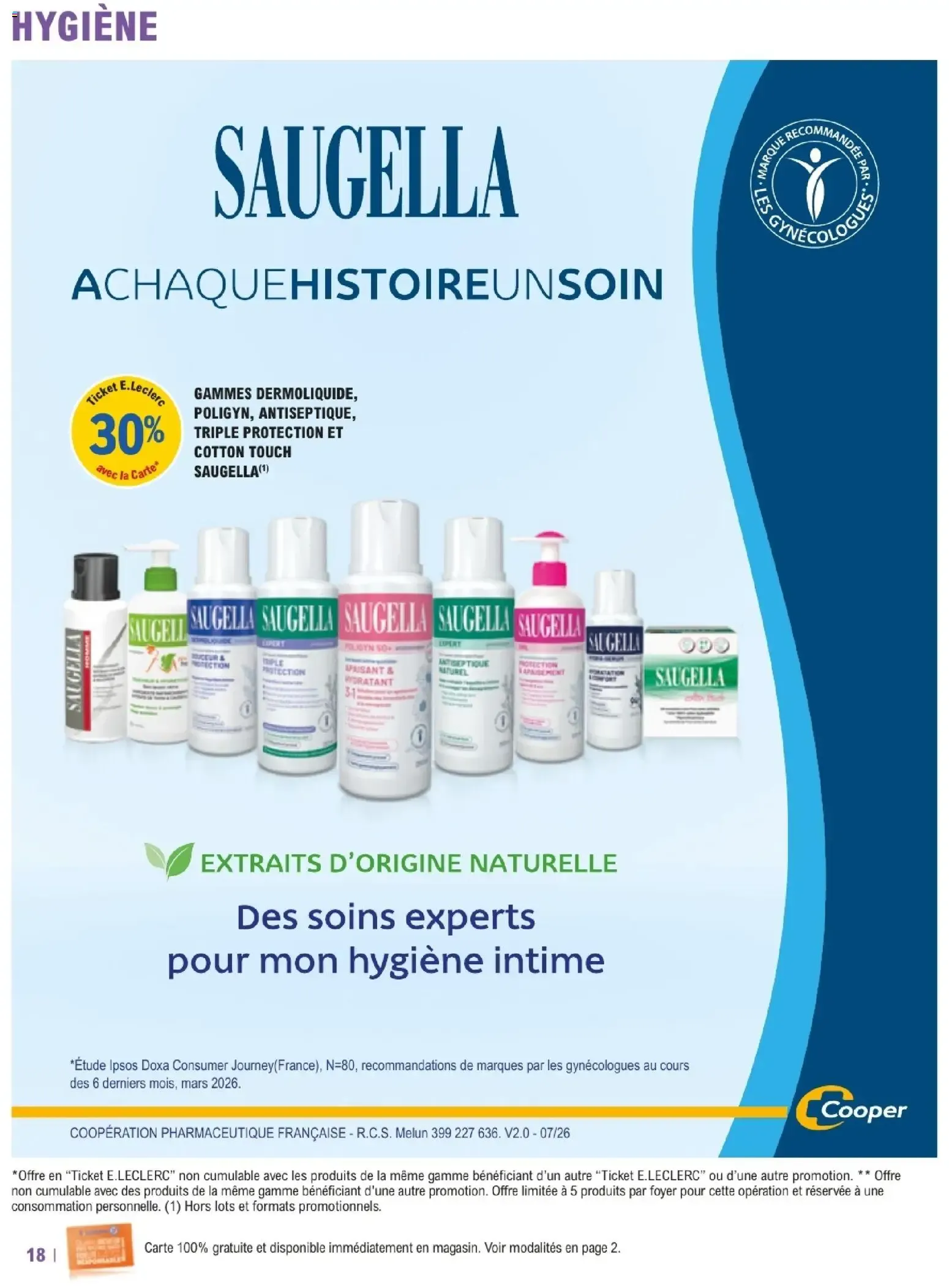 E.Leclerc Parapharmacie - Le Mag: Spécial Automne - Nos Conseils & Offres de Saison du 6 octobre au 31 octobre 2026 - Catalogue page 18