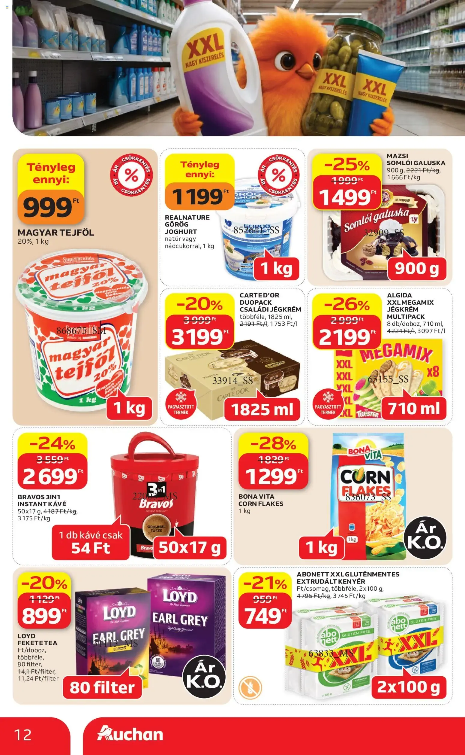 Katalógus Auchan hipermarket: Vigyél többet, jobban megéri! augusztus 6.-tól augusztus 19.-ig 2026. - Oldal 12
