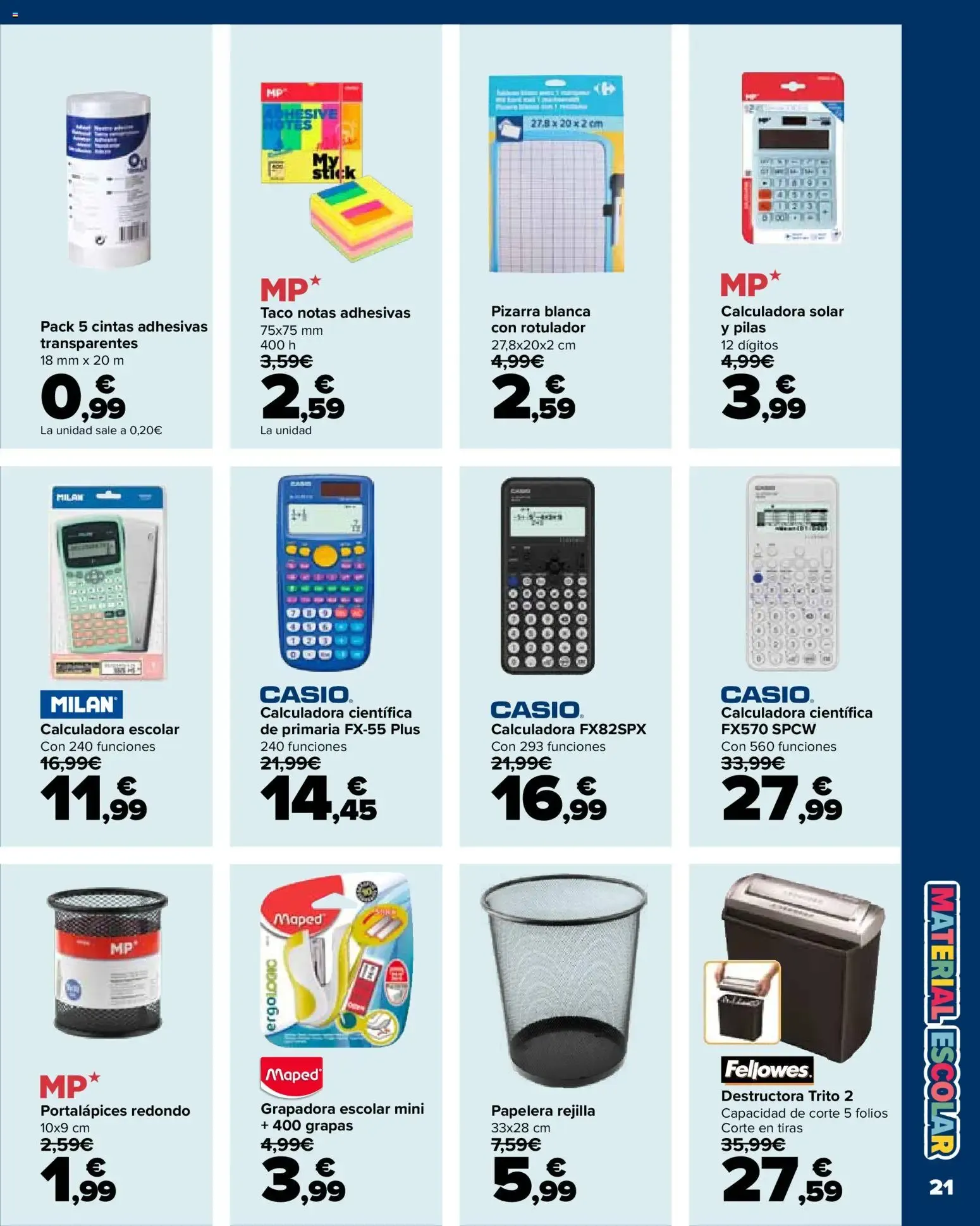 Catálogo de Carrefour Vuelta al cole del 18/08/2026 | Catálogo 18 de agosto al 18 de septiembre 2026 - Página 21
