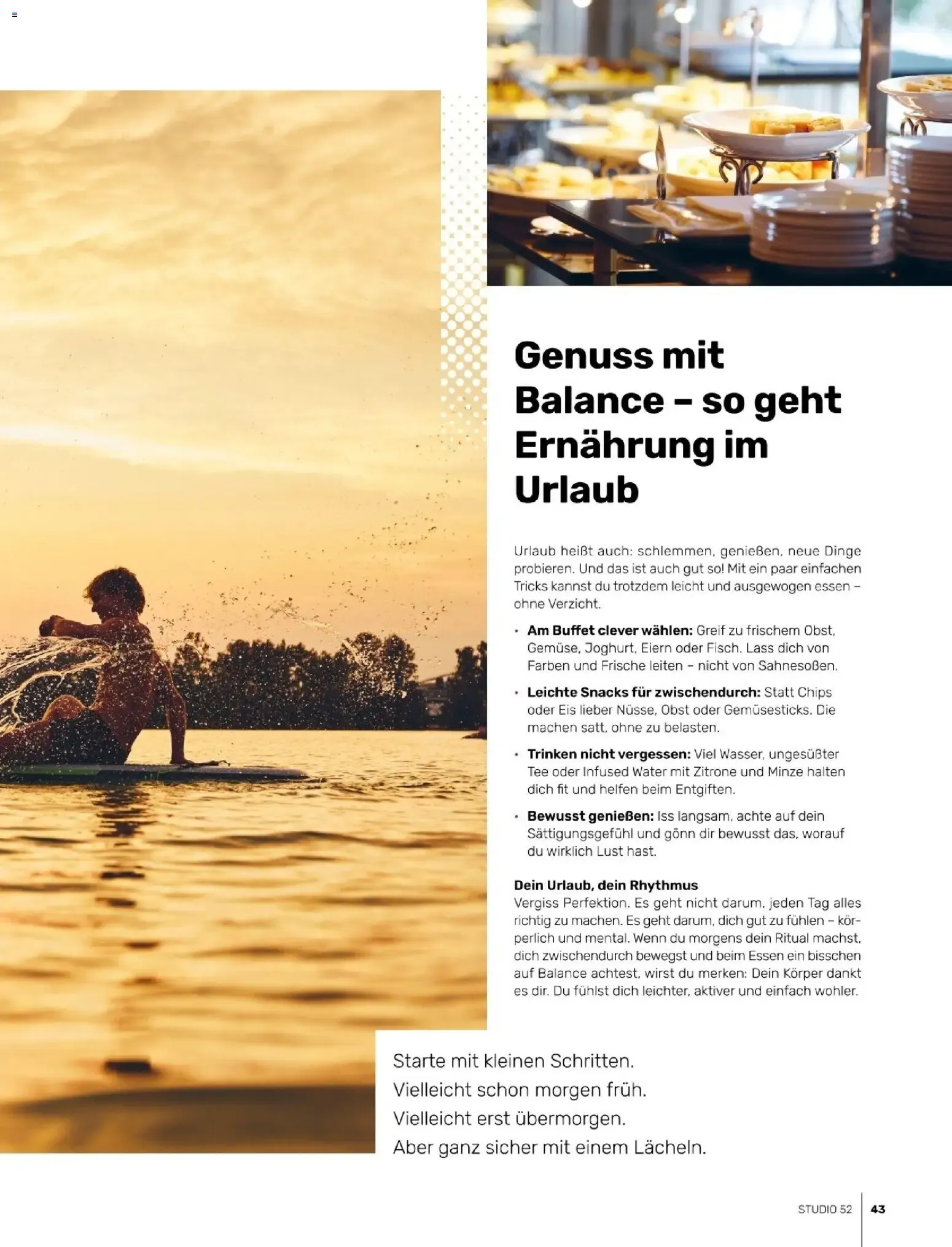 HOME OF STUDIO 52 TRAINING von 26. Januar bis 30. August 2026 - Prospekt seite 42