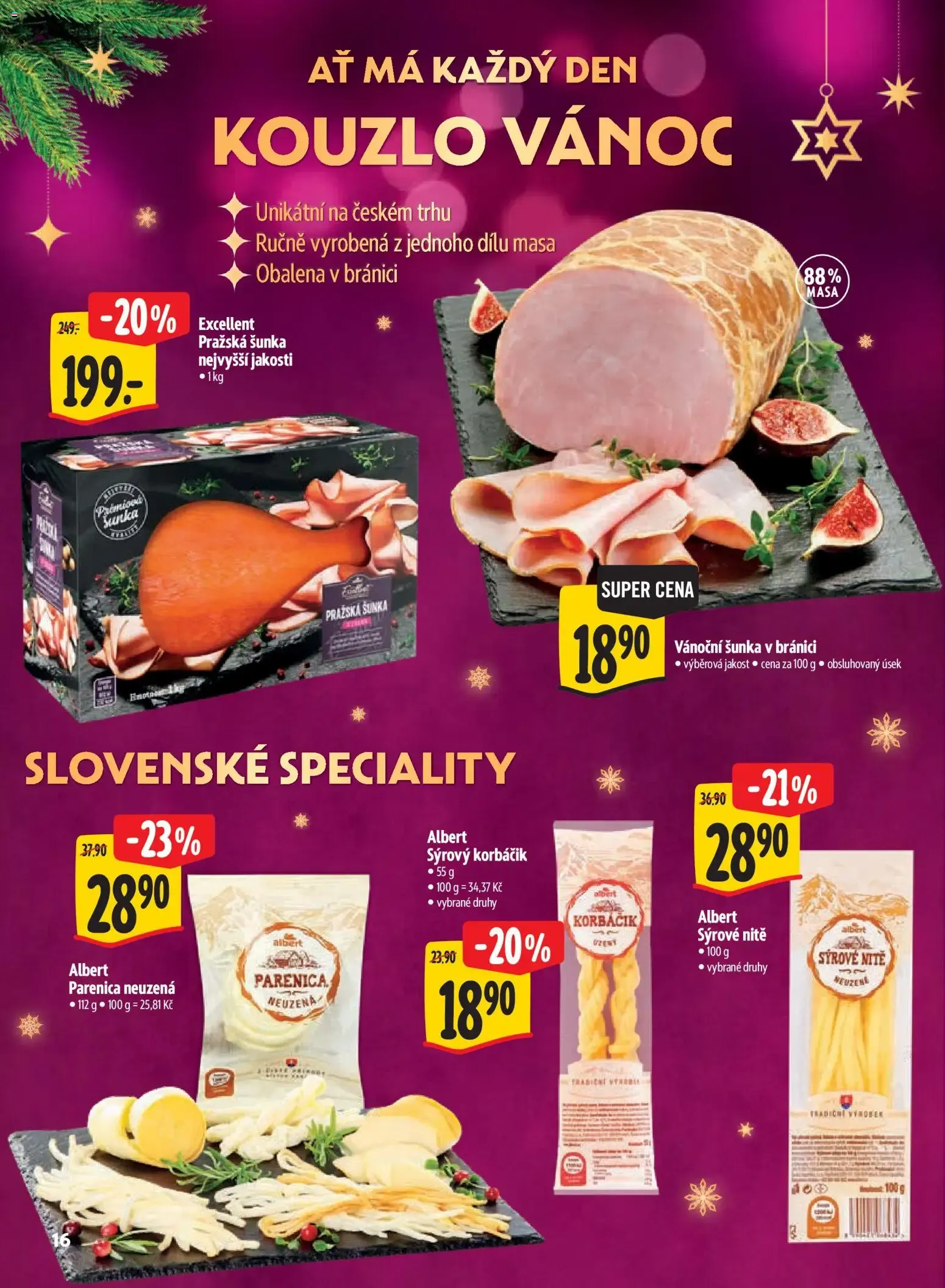 Albert leták - Supermarket Kouzlo Vánoc od 29.10.2026 - Akční leták - 29. října 17. listopadu 2026 - Page 16