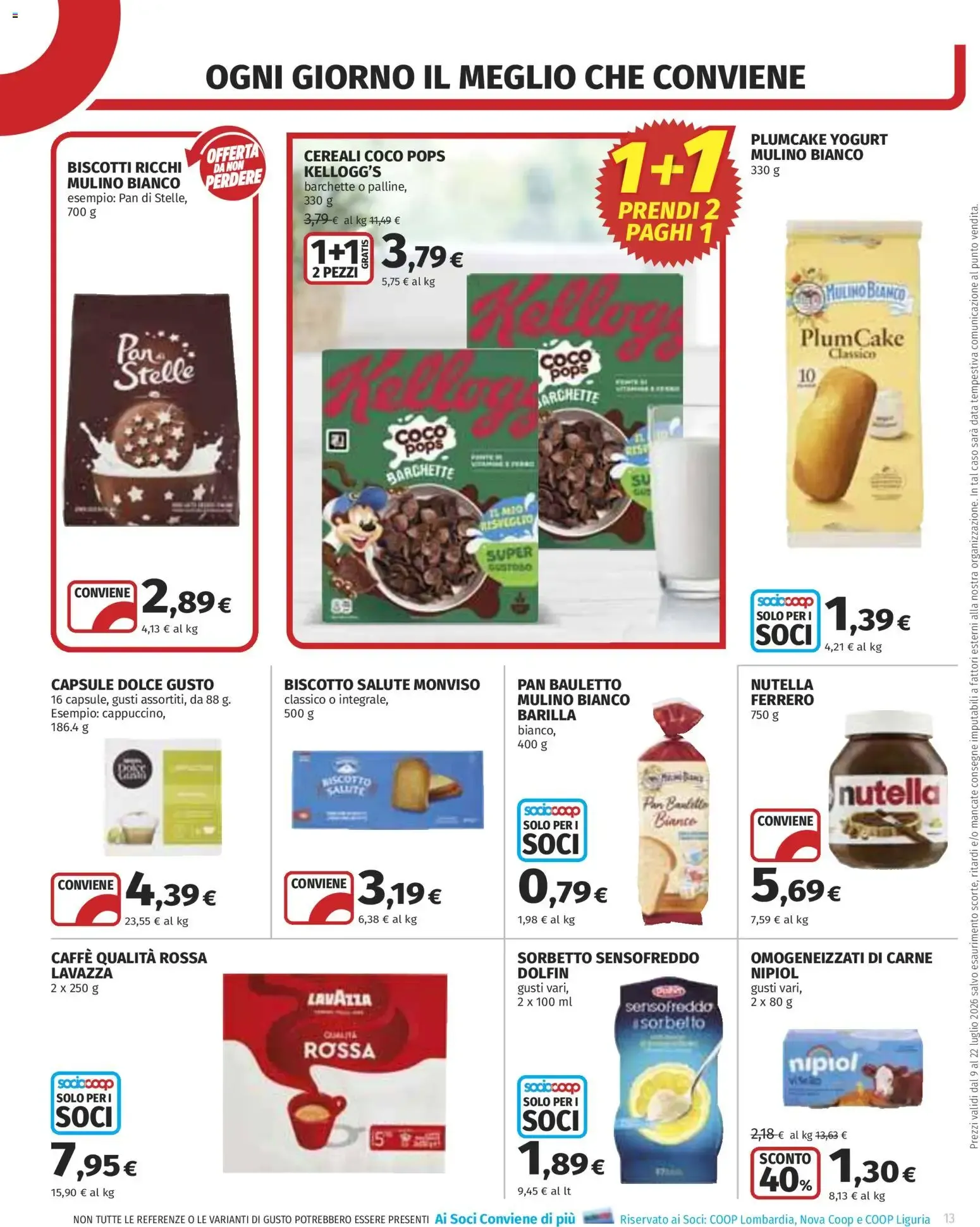 COOP Extra Offerte da 9 luglio a 22 luglio di 2026 - Pagina del volantino 13