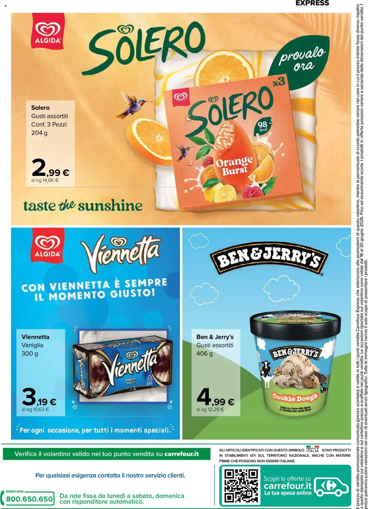 Nuovo Carrefour volantino Express Algida dal 18/06/2026 > offerte anteprima 🛍️ da 18 giugno a 30 giugno di 2026 - Pagina del volantino 2