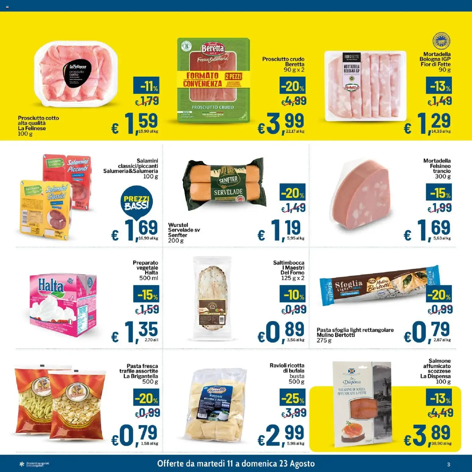 Qui Discount volantino dal 11/08/2026 - online Offerte da 11 agosto a 23 agosto di 2026 - Pagina del volantino 3