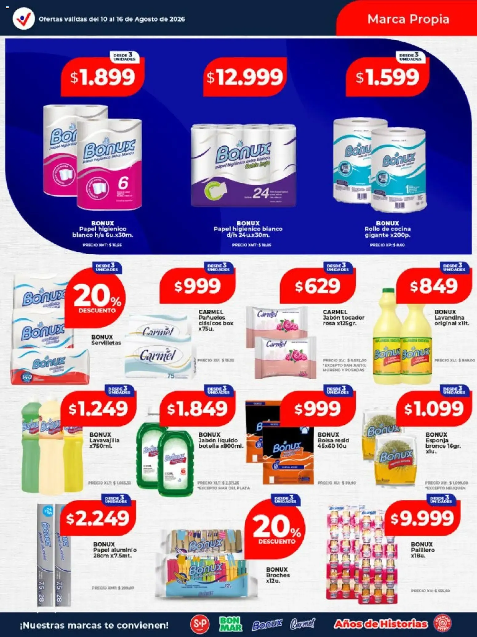 Ofertas de Vital - Especial nuestras marcas || del 10/08/2026 - 16/08/2026 || Catálogo 10 de agosto al 16 de agosto 2026 - Página 3 del catálogo