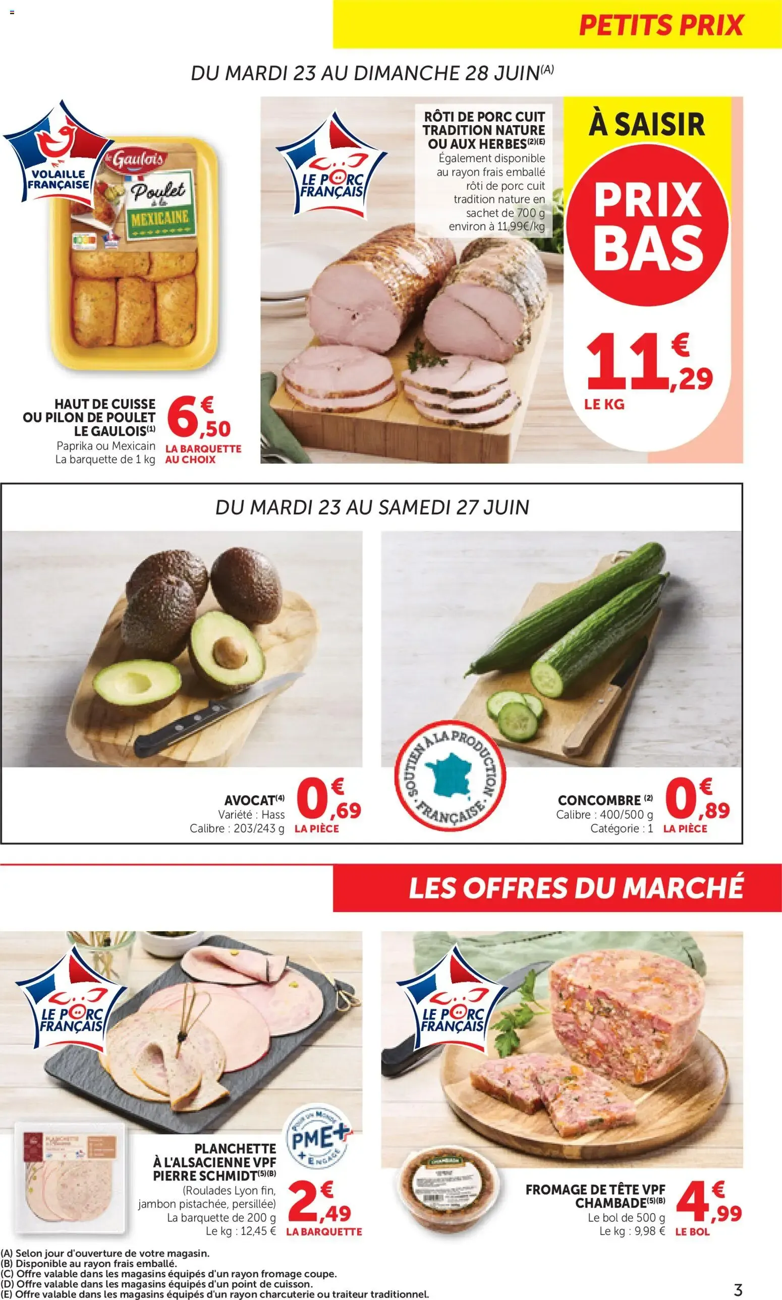 bi1 Catalogue supermarché à partir du 23/06/2026 - promo en ligne du 23 juin au 5 juillet 2026 - Catalogue page 3