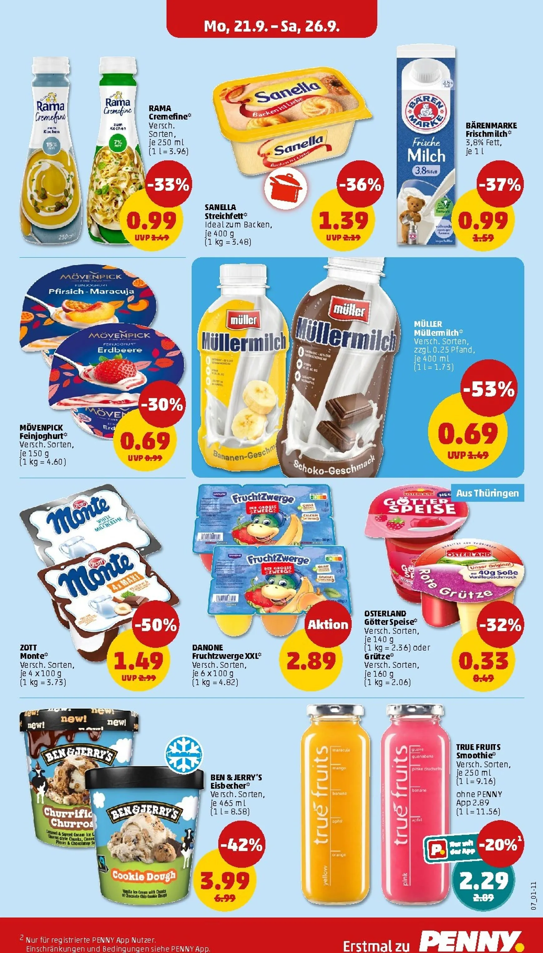 PENNY Prospekt nächste Woche – von Montag 21.09.2026 bis Samstag 26.09.2026 von 21. September bis 26. September 2026 - Prospekt seite 9