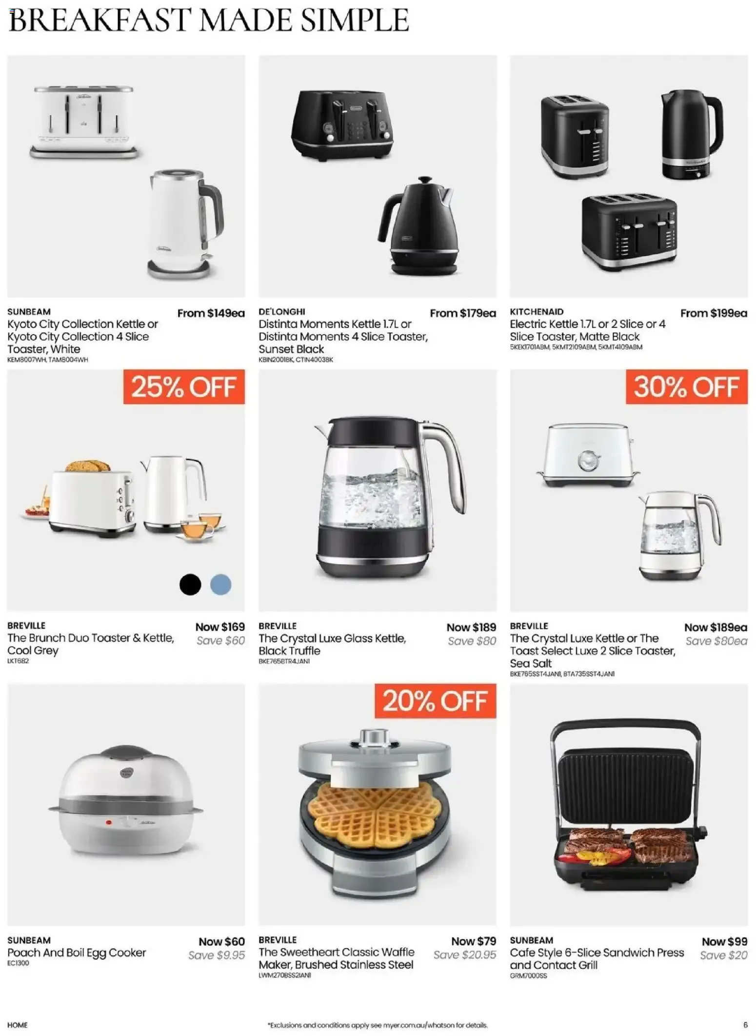 MYER Celebration Ready: Kitchen & Dining Home Essentials - Catalogue valid from 13 October to 1 November 2026 - page 8