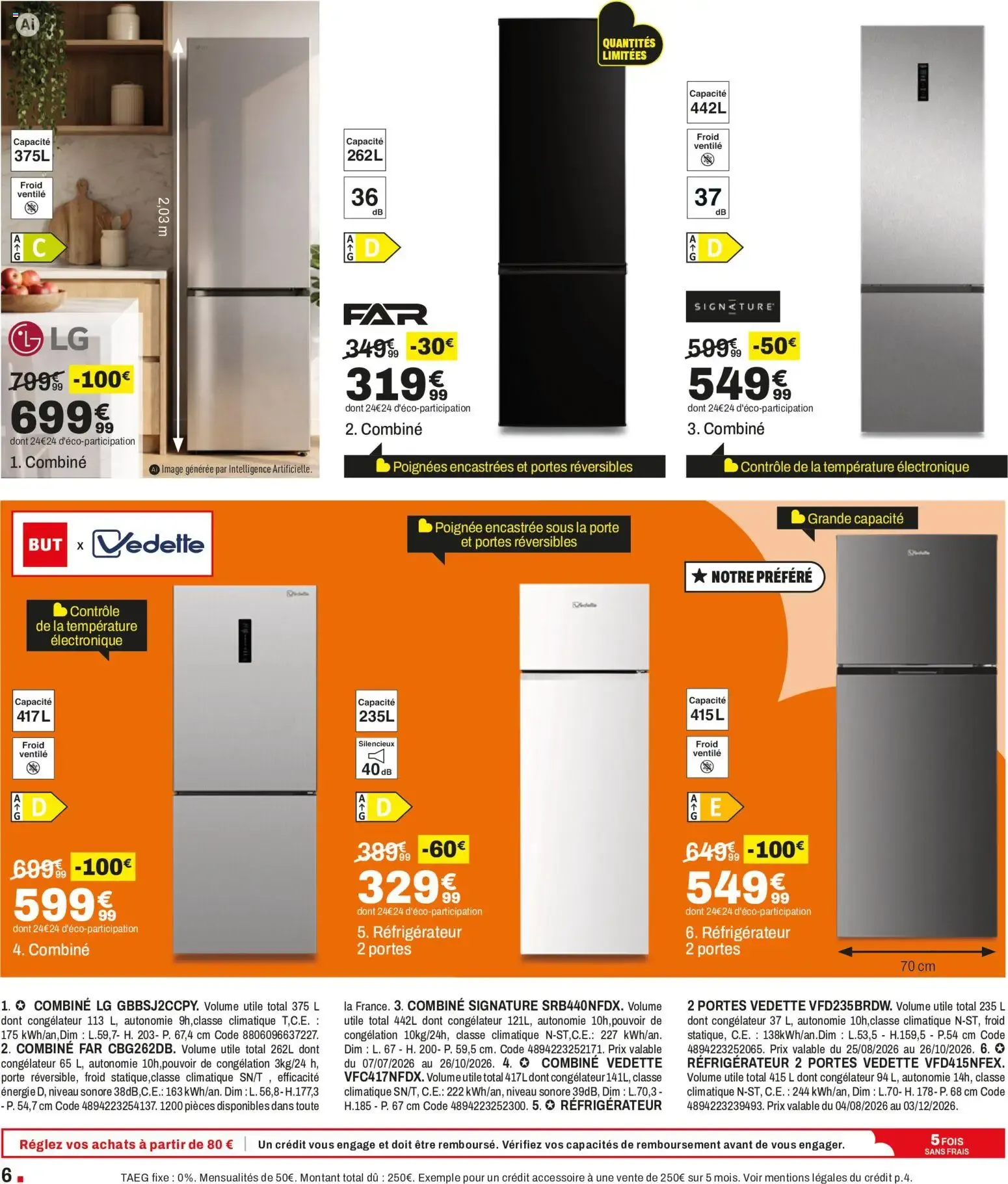 BUT Grand Destockage de Rentrée du 28 août au 21 septembre 2026 - Catalogue page 6