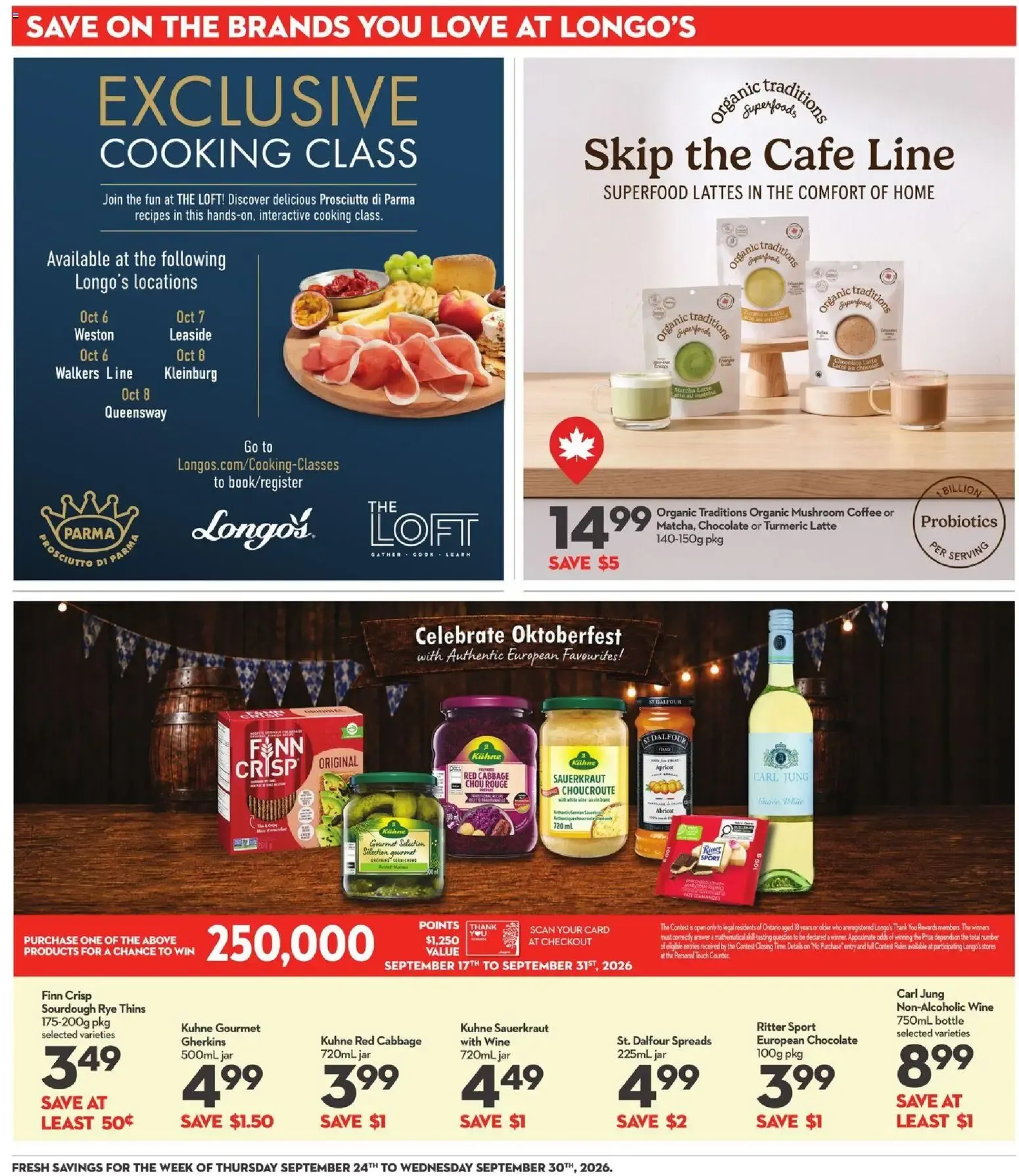 Longo's weekly flyer / circulaire from Sep 24, 2026 > weekly specials & deals from September 24 to September 30 2026 - flyer page 19