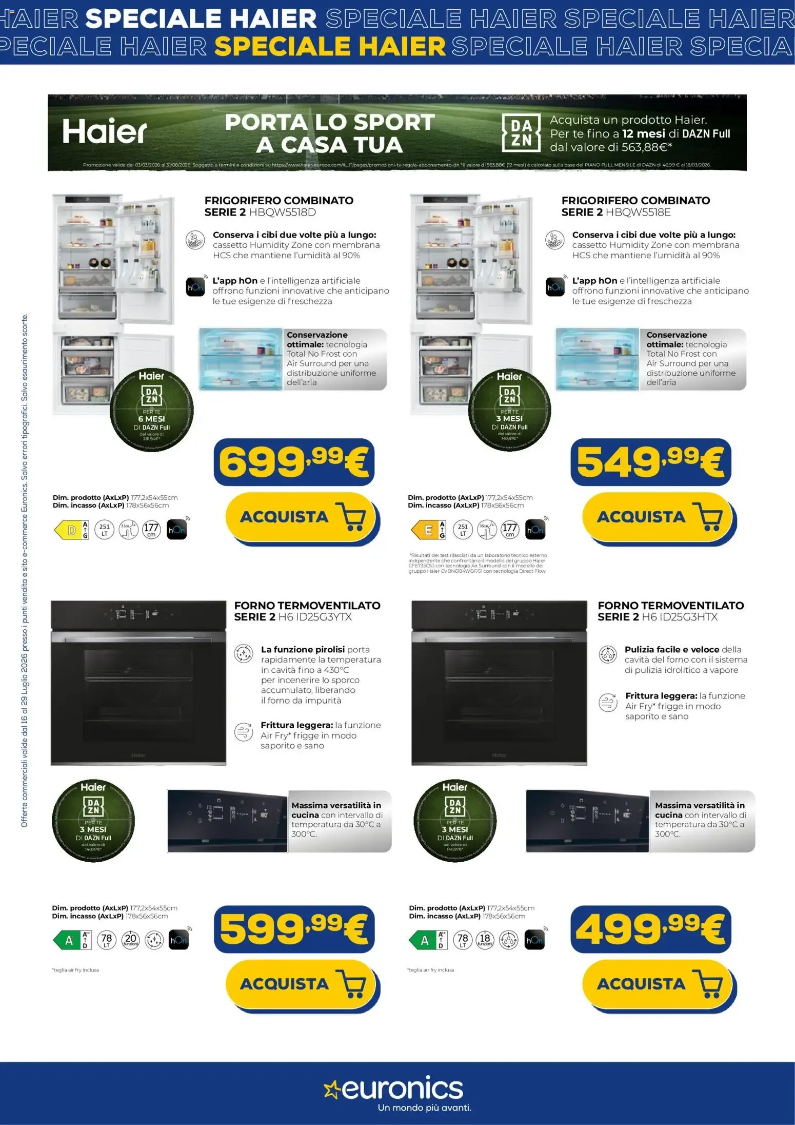 Euronics Tech Speciale Haier da 16 luglio a 29 luglio di 2026 - Pagina del volantino 8