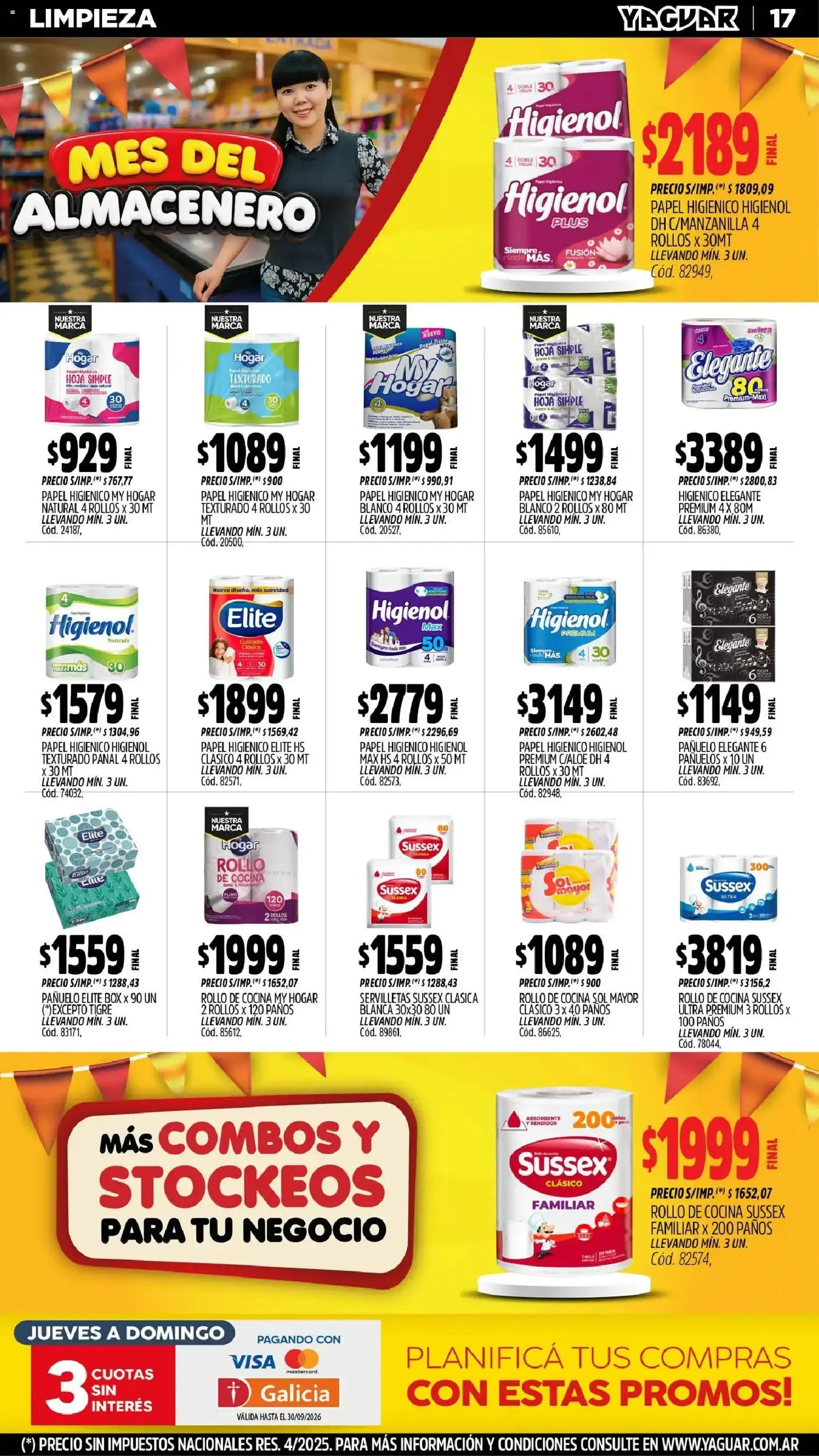 Ofertas de Mayorista Yaguar - Mes del Almacenero - Exclusivo para Salta 31 de agosto al 6 de septiembre 2026 - Página 18 del catálogo