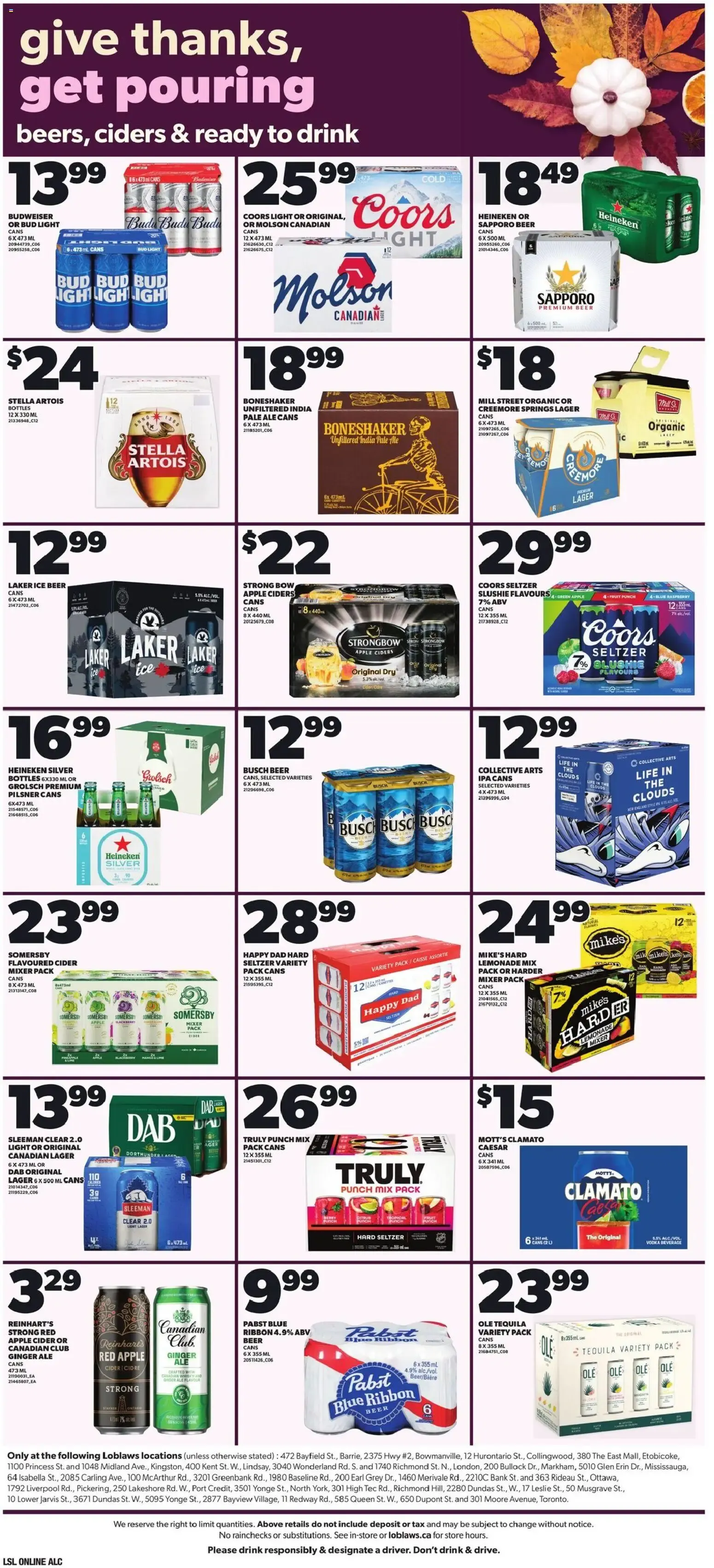 Loblaws weekly flyer / circulaire from Oct 8, 2026 > weekly specials & deals from October 8 to October 14 2026 - flyer page 9
