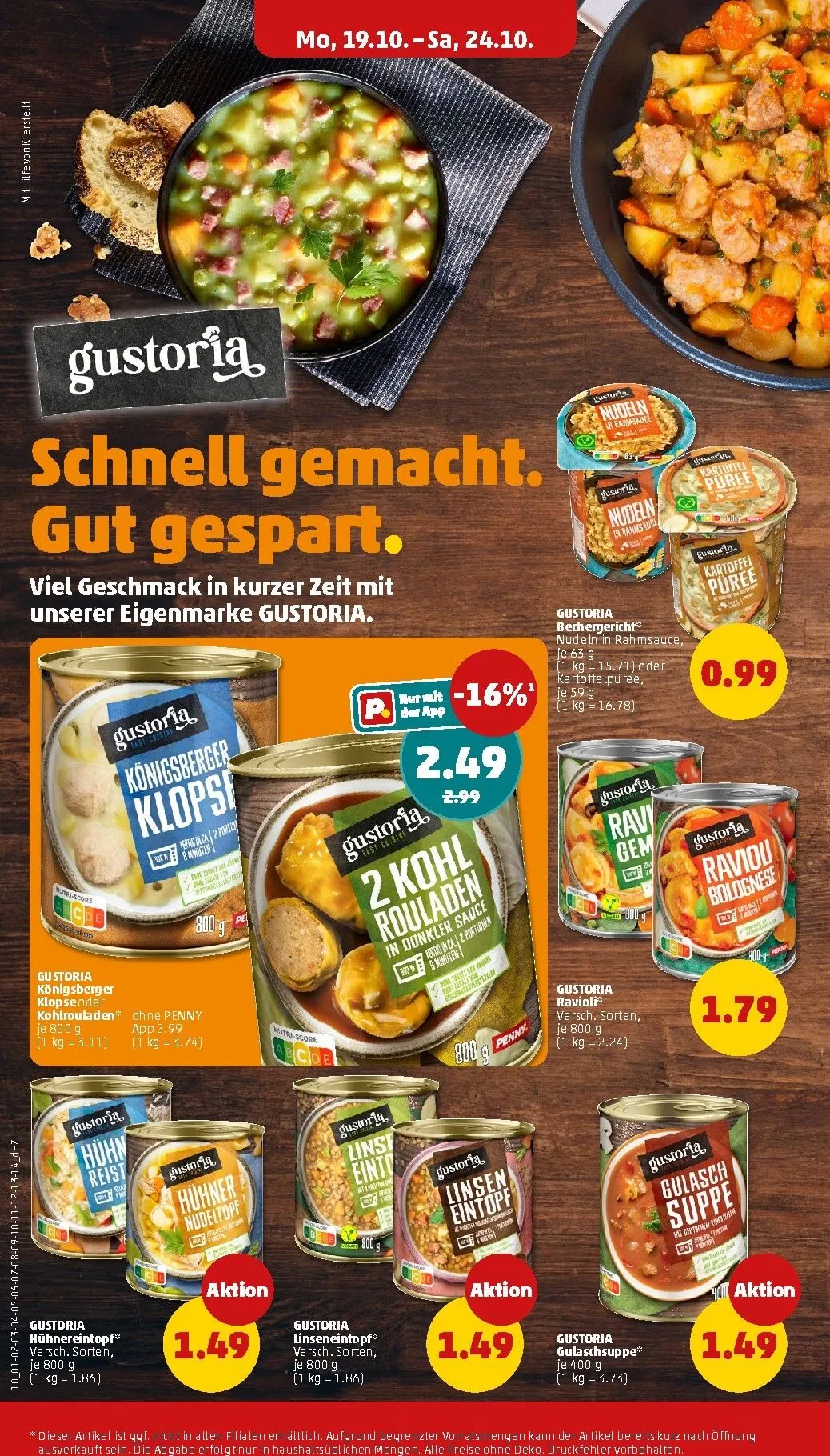 PENNY Prospekt nächste Woche – von Montag 19.10.2026 bis Samstag 24.10.2026 von 19. Oktober bis 24. Oktober 2026 - Prospekt seite 12