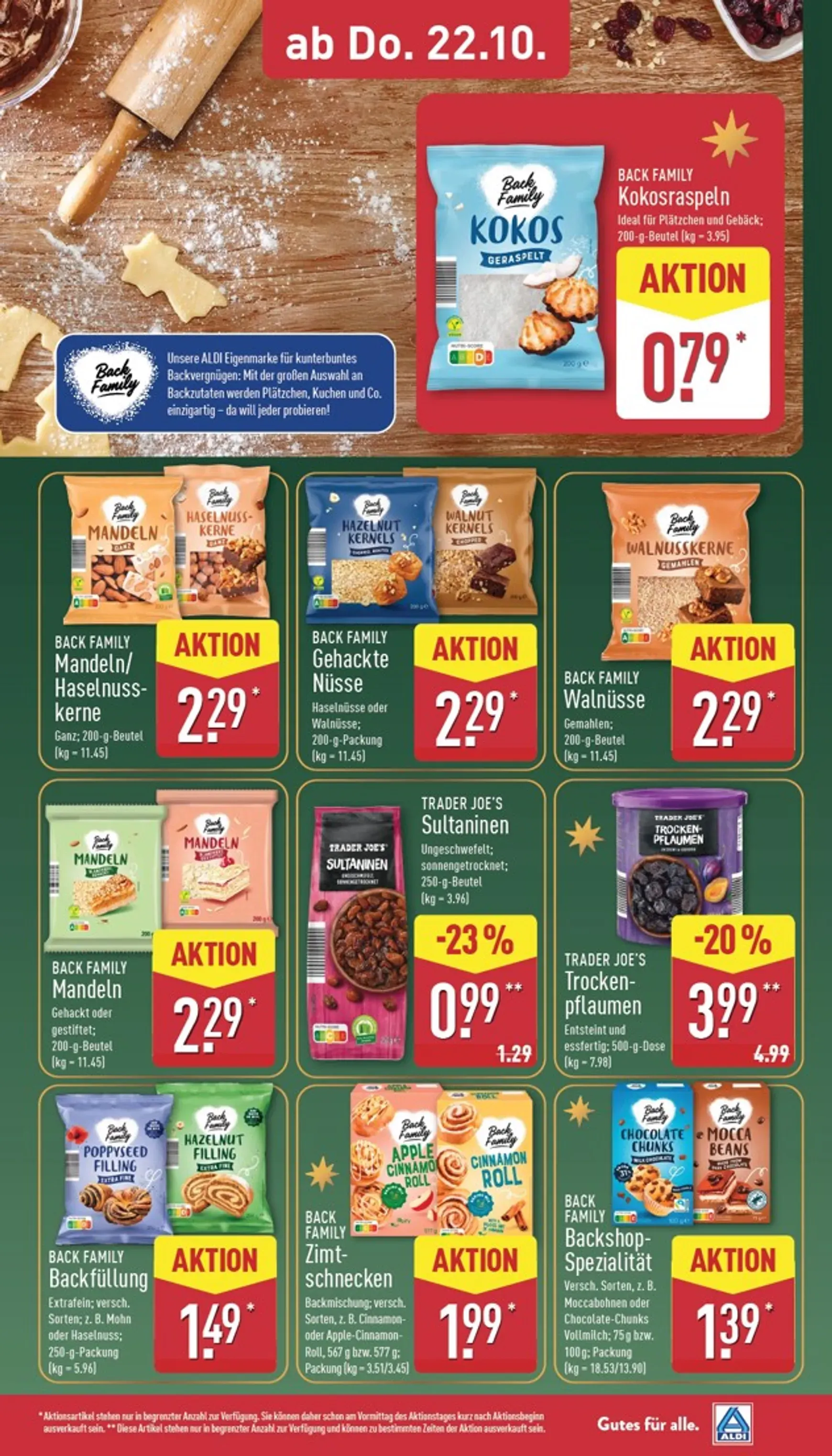 ALDI: Gutes für alle. Zum ALDI Preis. von 19. Oktober bis 24. Oktober 2026 - Prospekt seite 27