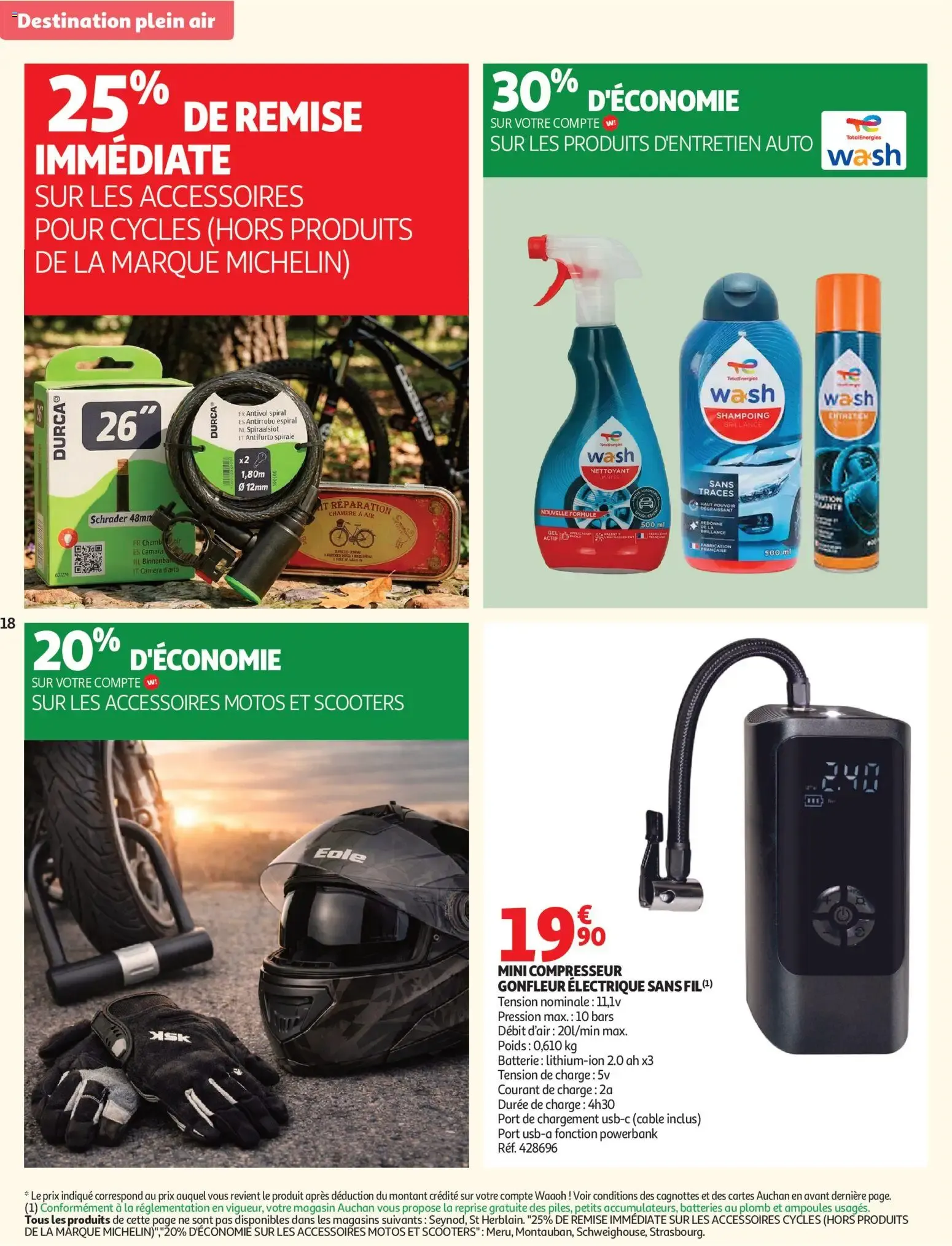 Auchan Plein air jeux de jardin à partir du 27/05/2026 - promo en ligne du 27 mai au 7 juin 2026 - Catalogue page 18