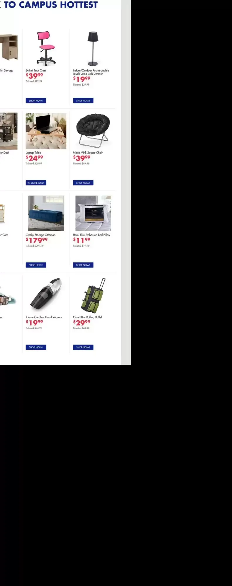 Weekly ad Boscov's Campus Living Lookbook: Back to Campus Bedding Essentials from July 9 to July 22 2026 - Page 5