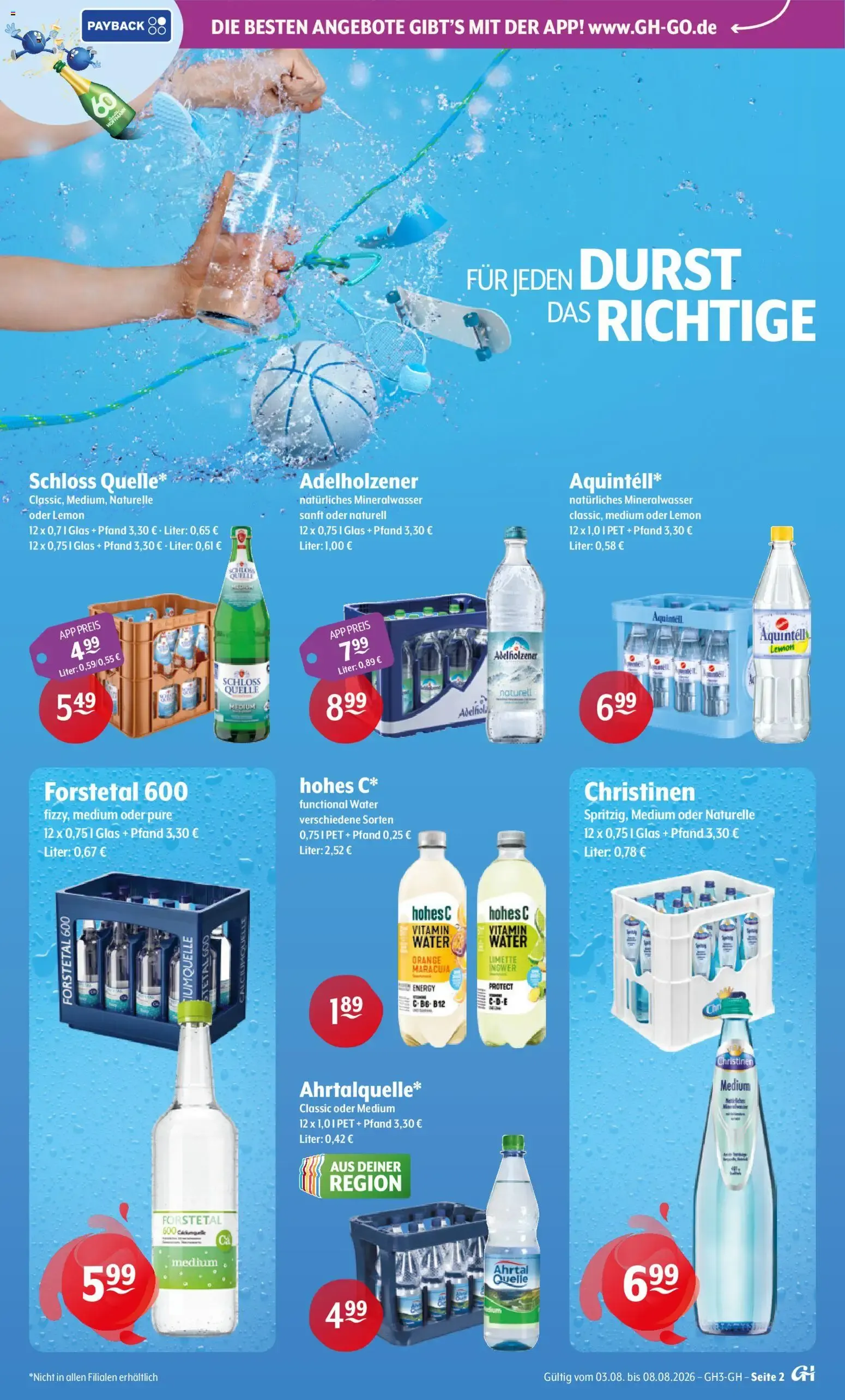 Trink und Spare Prospekt (ab 03.08.2026) zum Blättern von 3. August bis 8. August 2026 - Prospekt seite 2