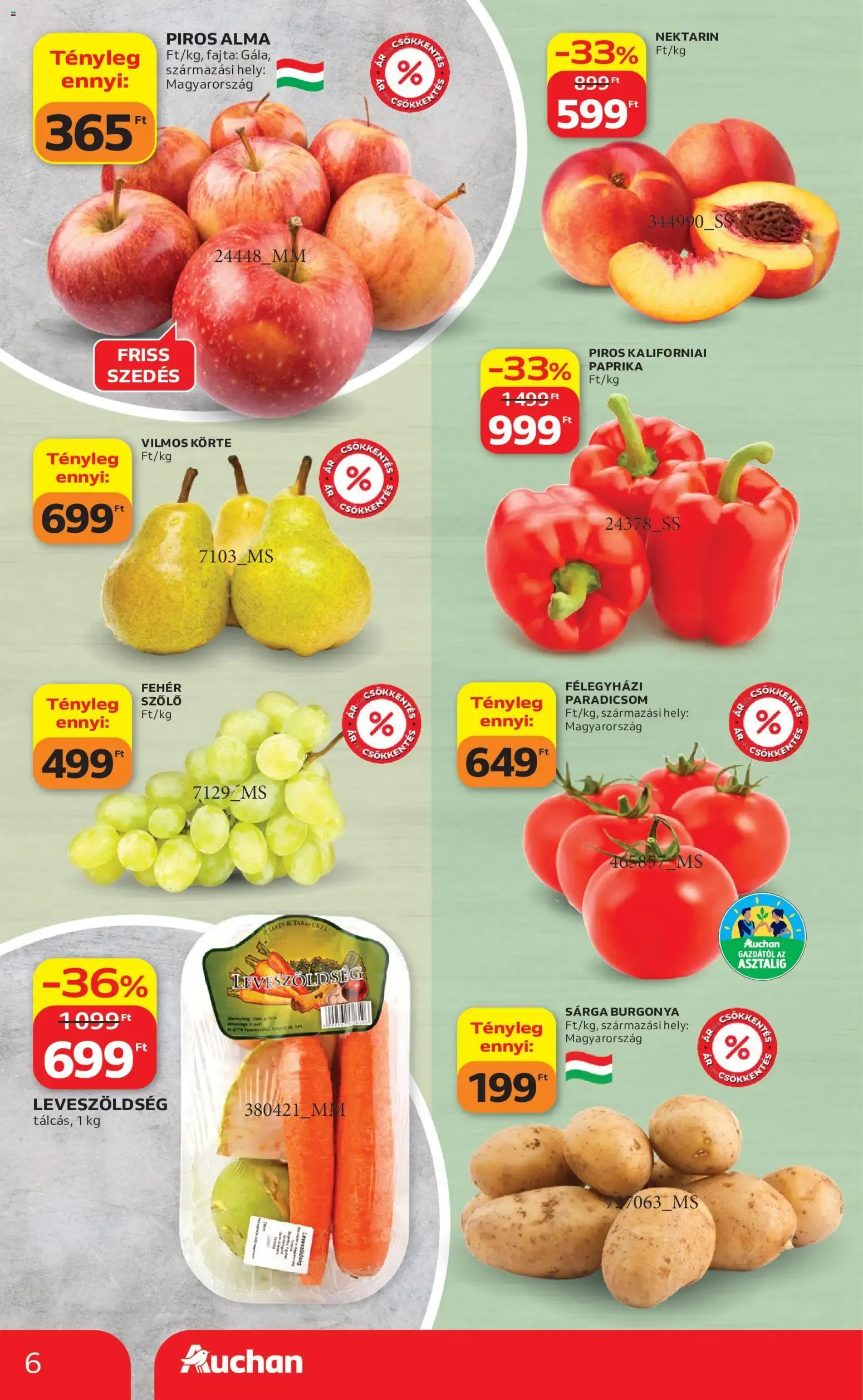 Katalógus Auchan hipermarket szeptember 17.-tól szeptember 23.-ig 2026. - Oldal 6