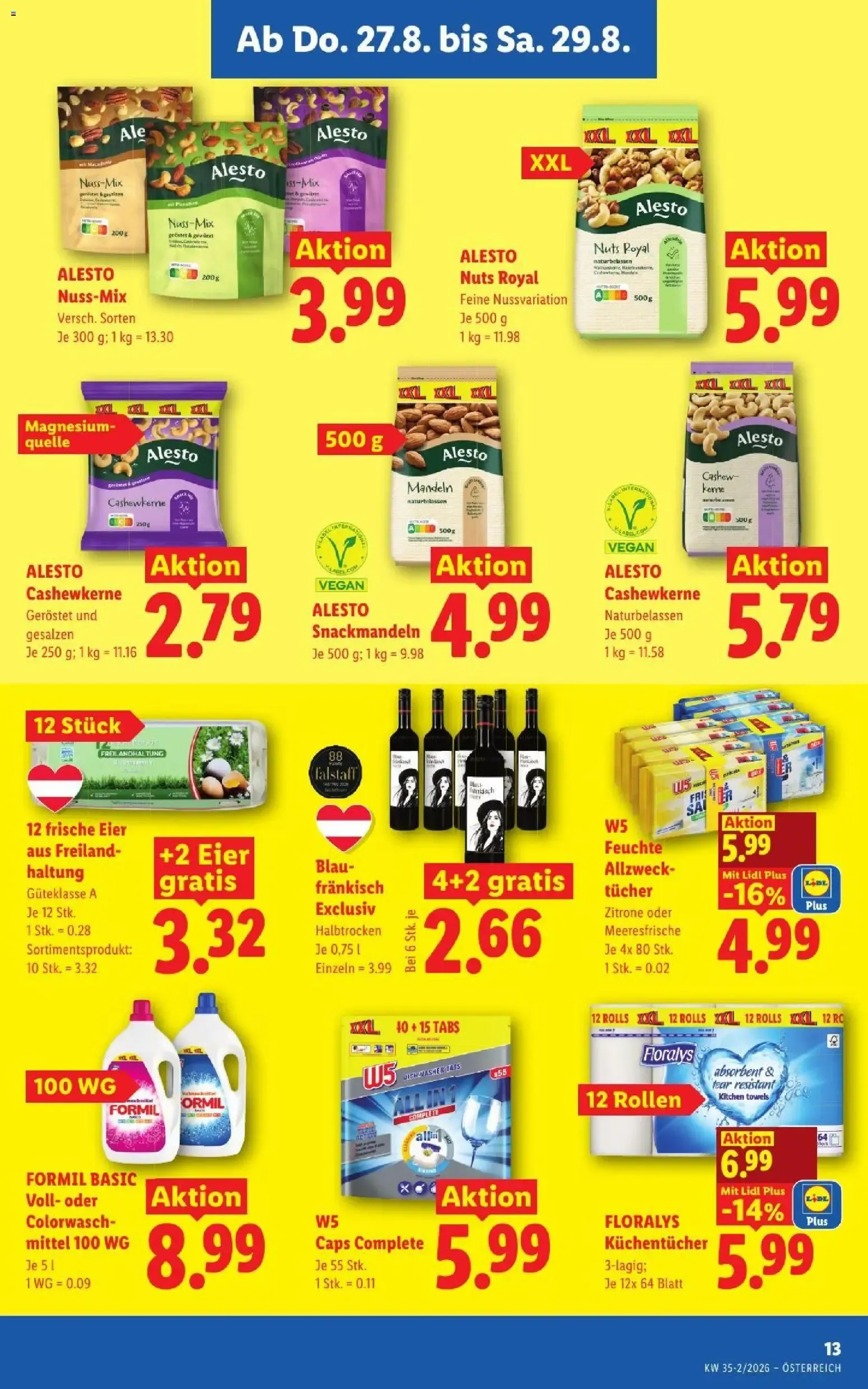 Lidl - Flugblatt ab 27.08.2026 - Angebote ab donnerstag von 27. August bis 29. August 2026 - Flugblätt seite  15