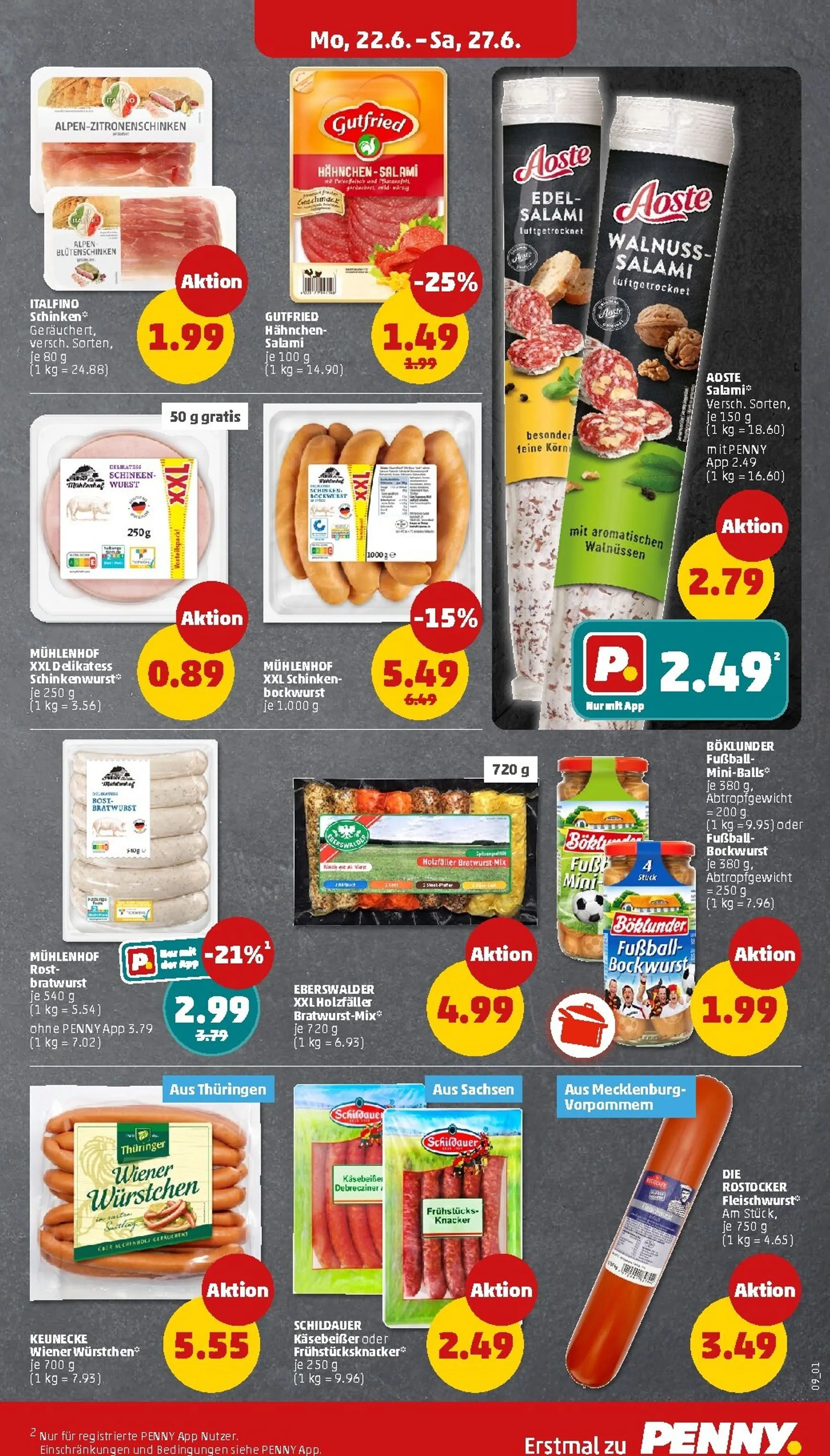 PENNY Prospekt nächste Woche – von Montag 22.06.2026 bis Samstag 27.06.2026 von 22. Juni bis 27. Juni 2026 - Prospekt seite 9