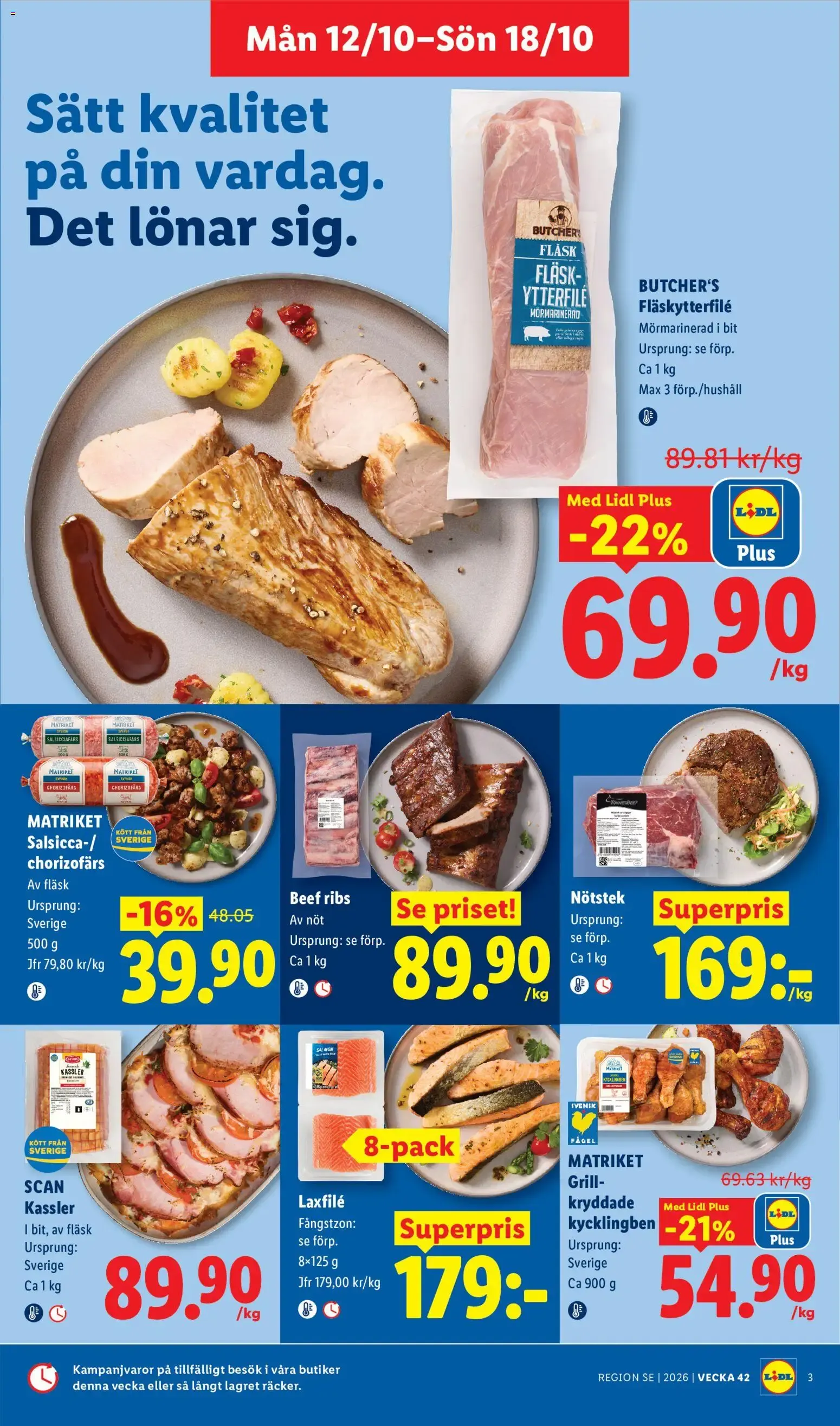 Leva Lidl. Det lönar sig. från 12 oktober till 18 oktober 2026 - Reklamblad sidor 4