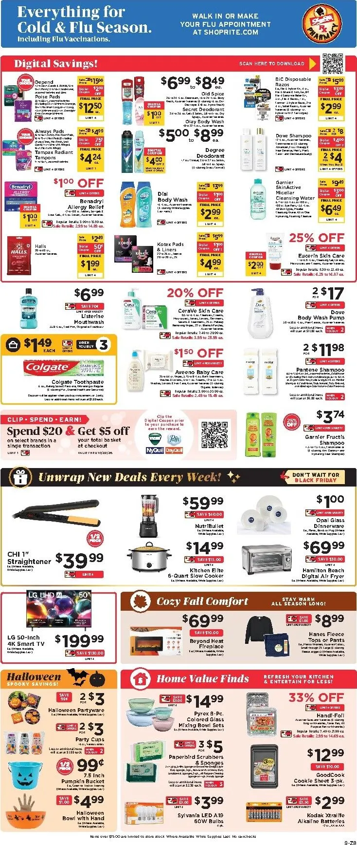 Weekly promotion Current ShopRite leaflet valid from Friday 10/16/2026 to Thursday 10/22/2026 spanning from October 16 to October 22 2026 - Page 10 for Catalogue 365