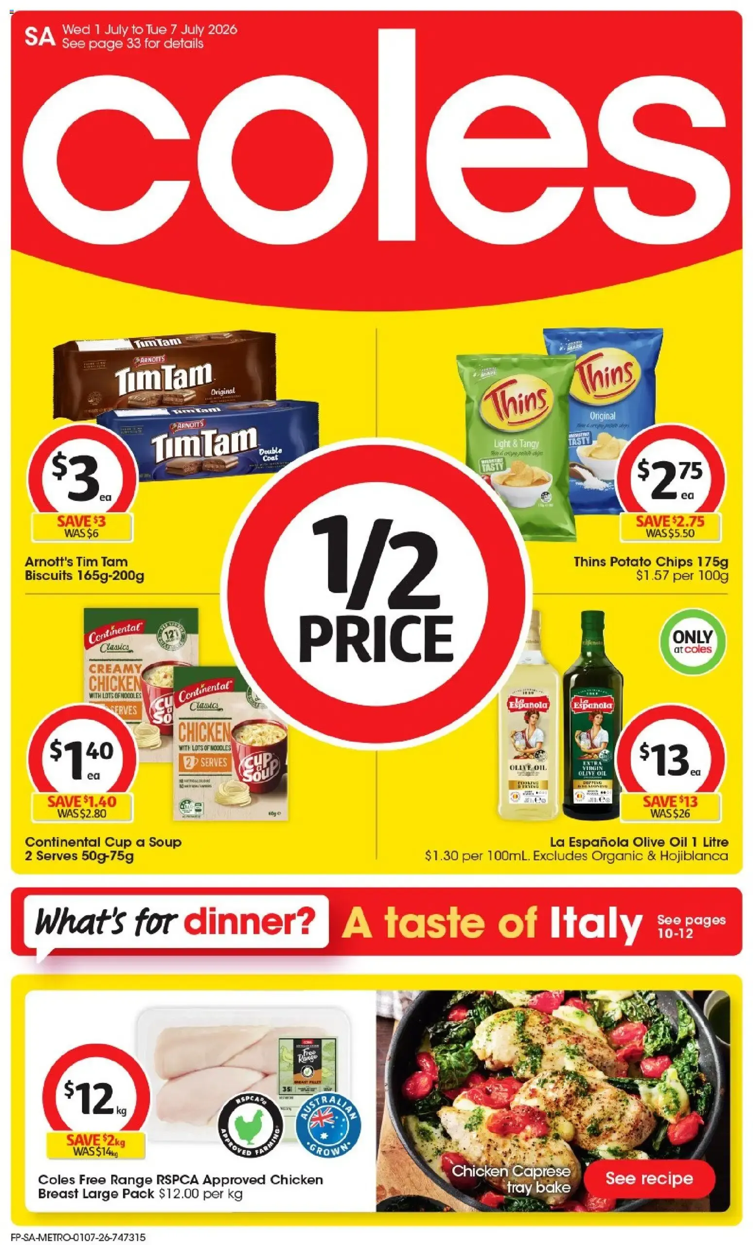 Coles catalogue valid from 01/07/2026 > Online Australia - Catalogue valid from 1 July to 7 July 2026 - page 1