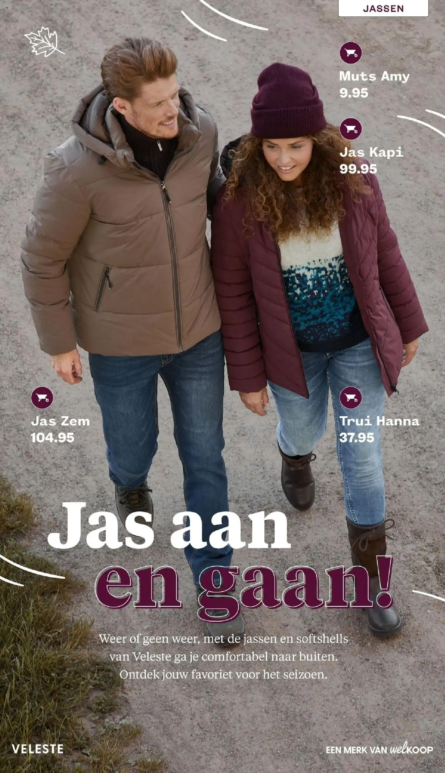 Veleste - Buiten voelt beter met Veleste. Najaarscollectie 2026 van 28 augustus tot 31 oktober 2026 - Folder pagina 4