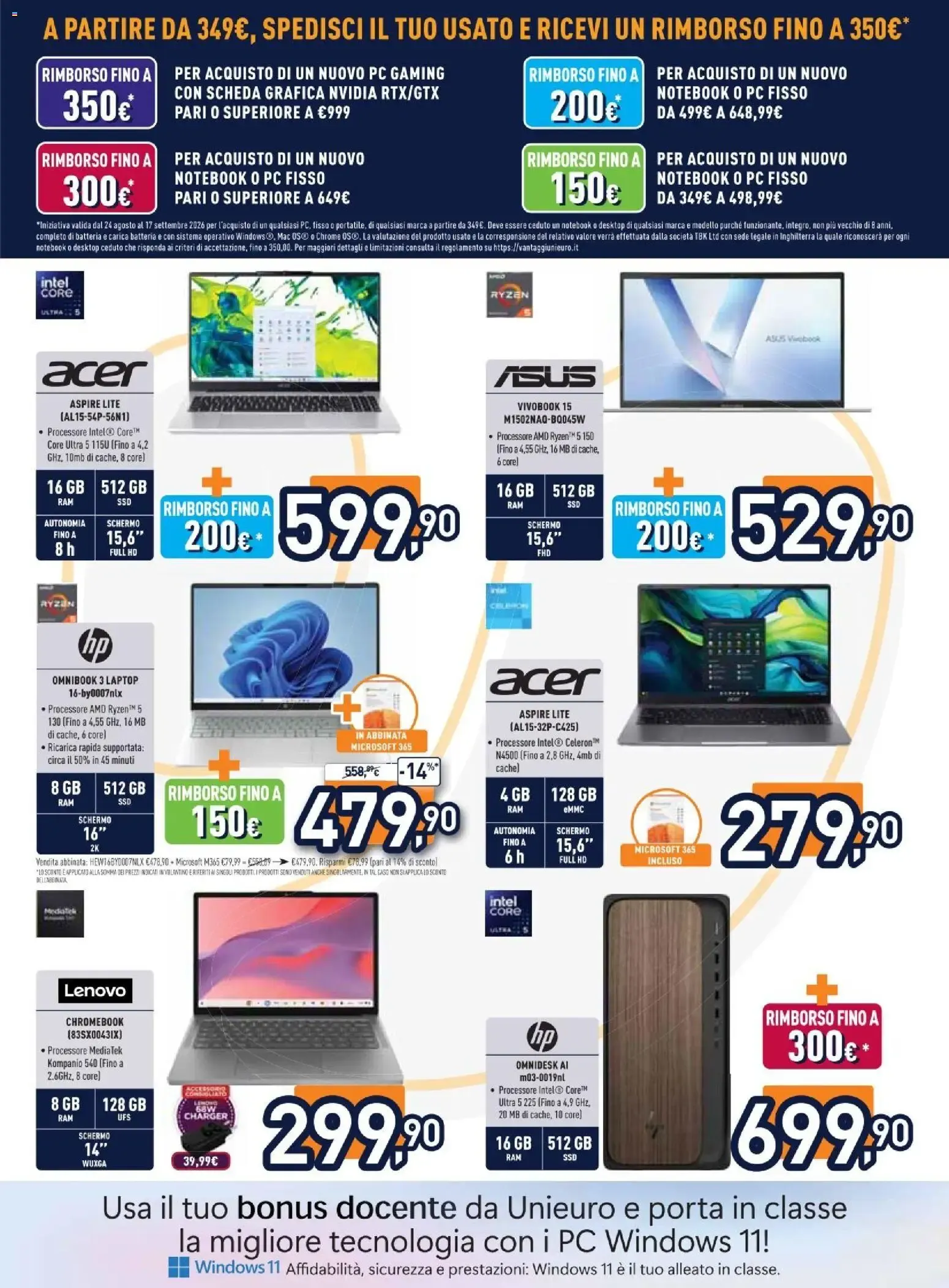 Nuovo Unieuro volantino dal 24/08/2026 > offerte anteprima 🛍️ da 24 agosto a 6 settembre di 2026 - Pagina del volantino 3