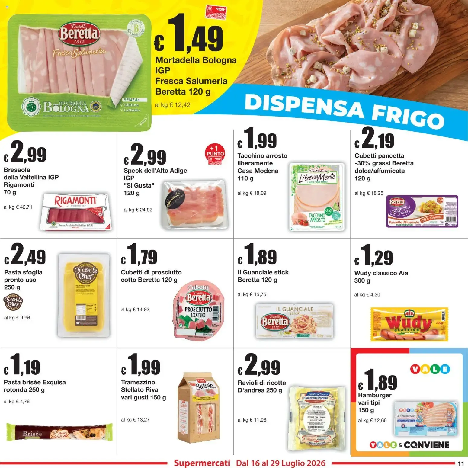 Sì con Te volantino dal 16/07/2026 - online Offerte da 16 luglio a 29 luglio di 2026 - Pagina del volantino 11