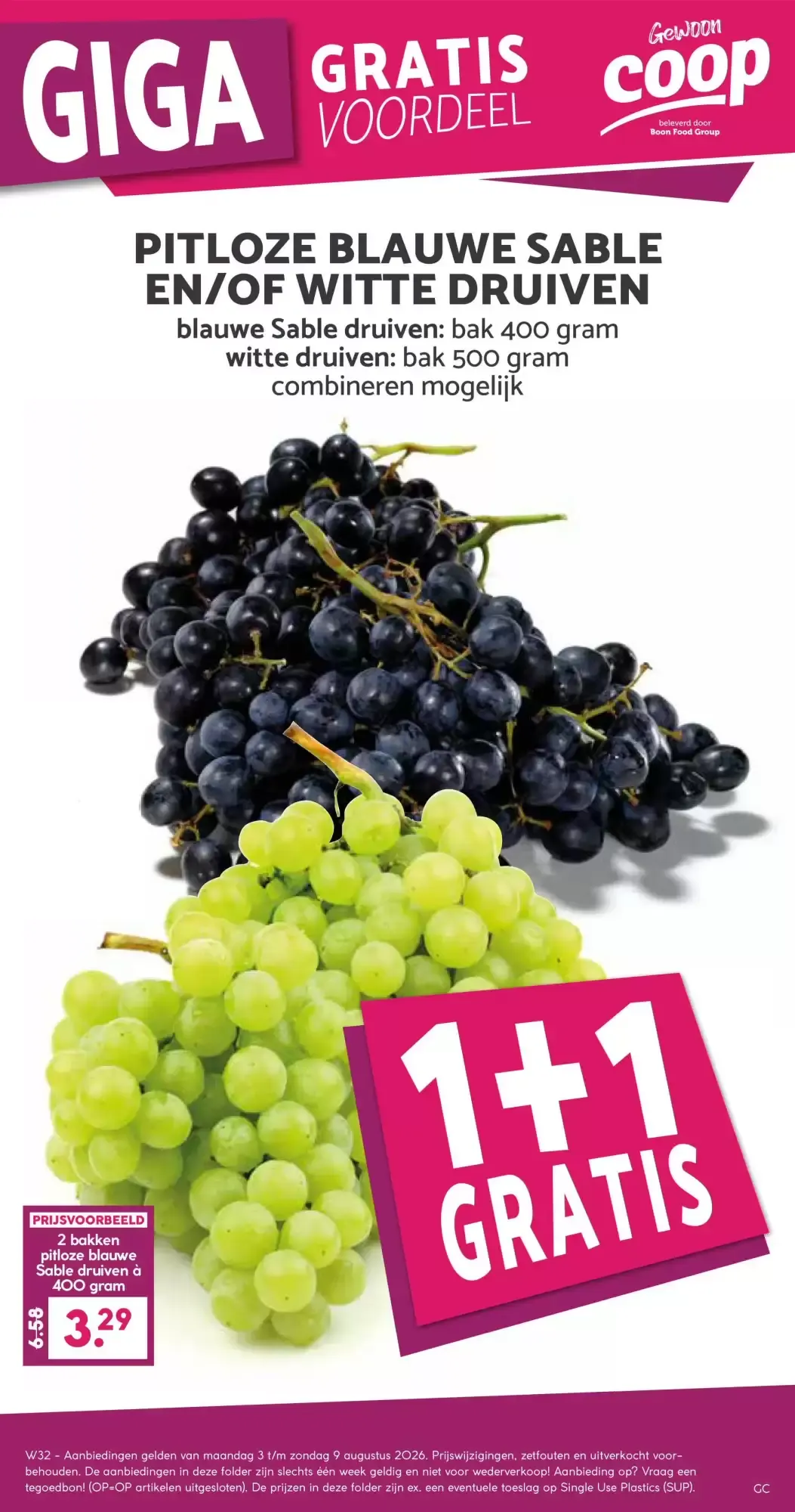 Coop Folder Week 32 – 03.08.2026 – 09.08.2026 van 3 augustus tot 9 augustus 2026 - Folder pagina 1