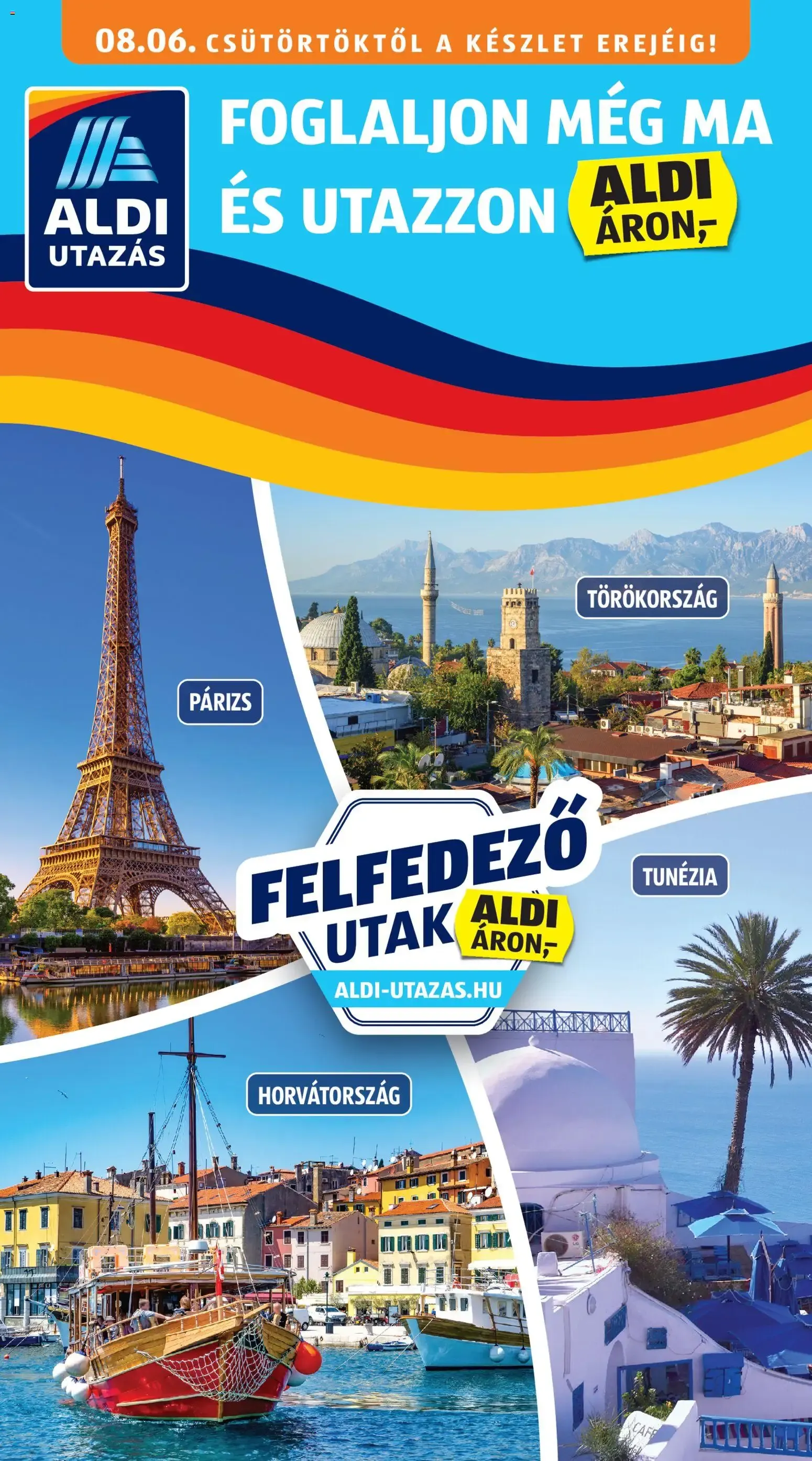Katalógus Aldi Utazás: Felfedező Utak augusztus 6.-tól augusztus 12.-ig 2026. - Oldal 1