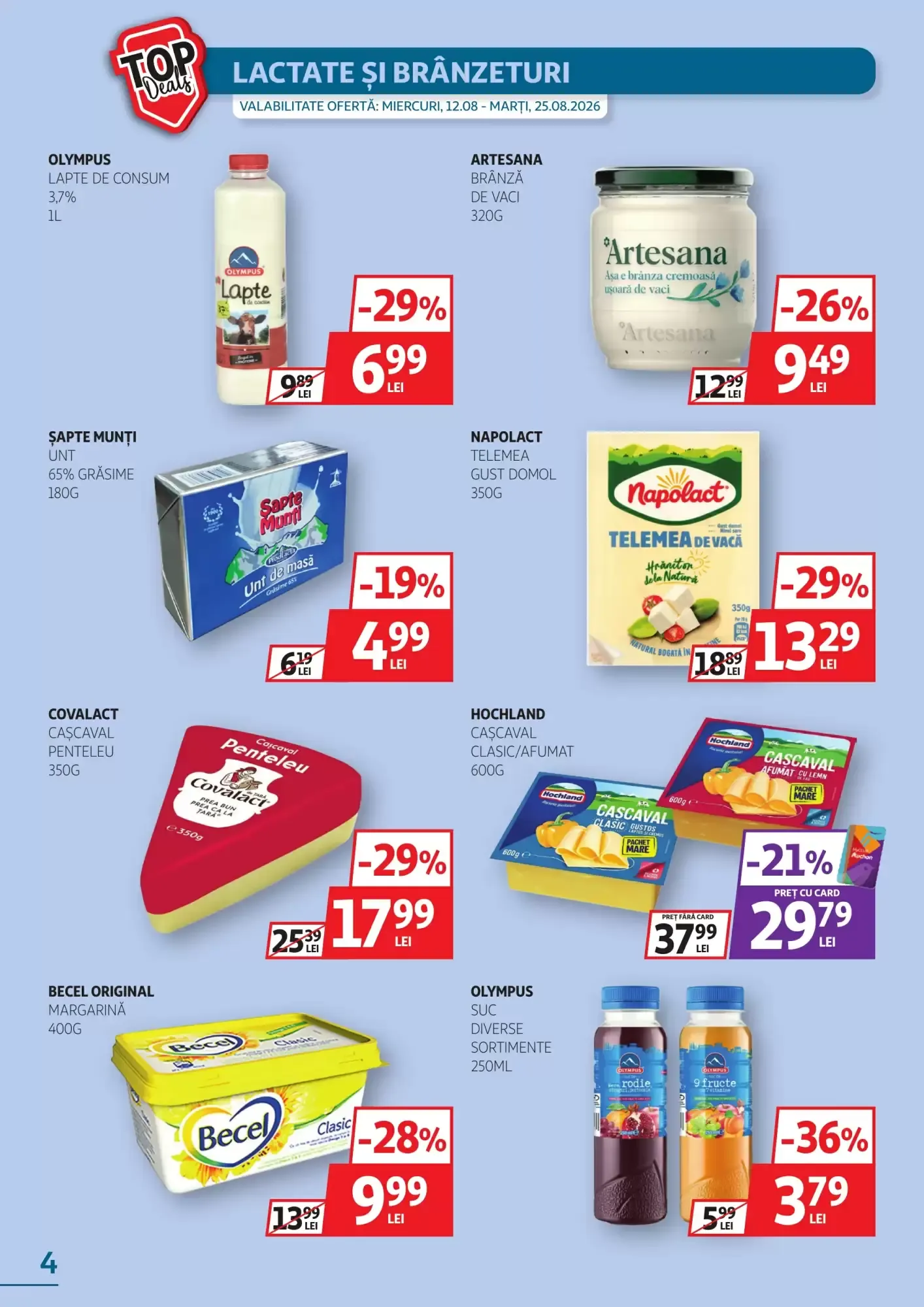 Catalog Noile oferte miercuri, 12.08 - marți, 25.08.2026 de la 12 august până la 25 august 2026 - Revista Pagina 4
